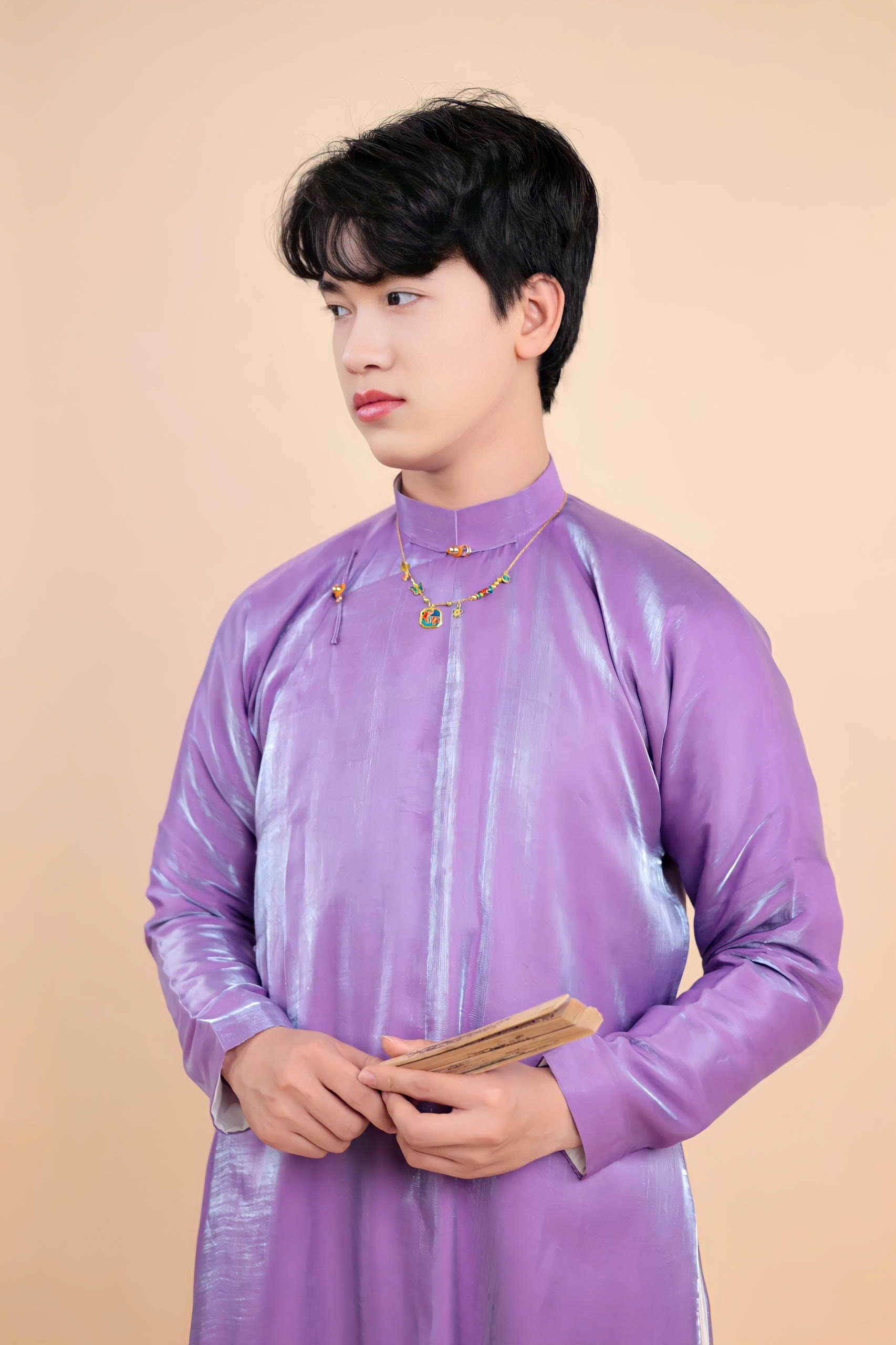 Áo dài Ngũ thân Lụa Cotton