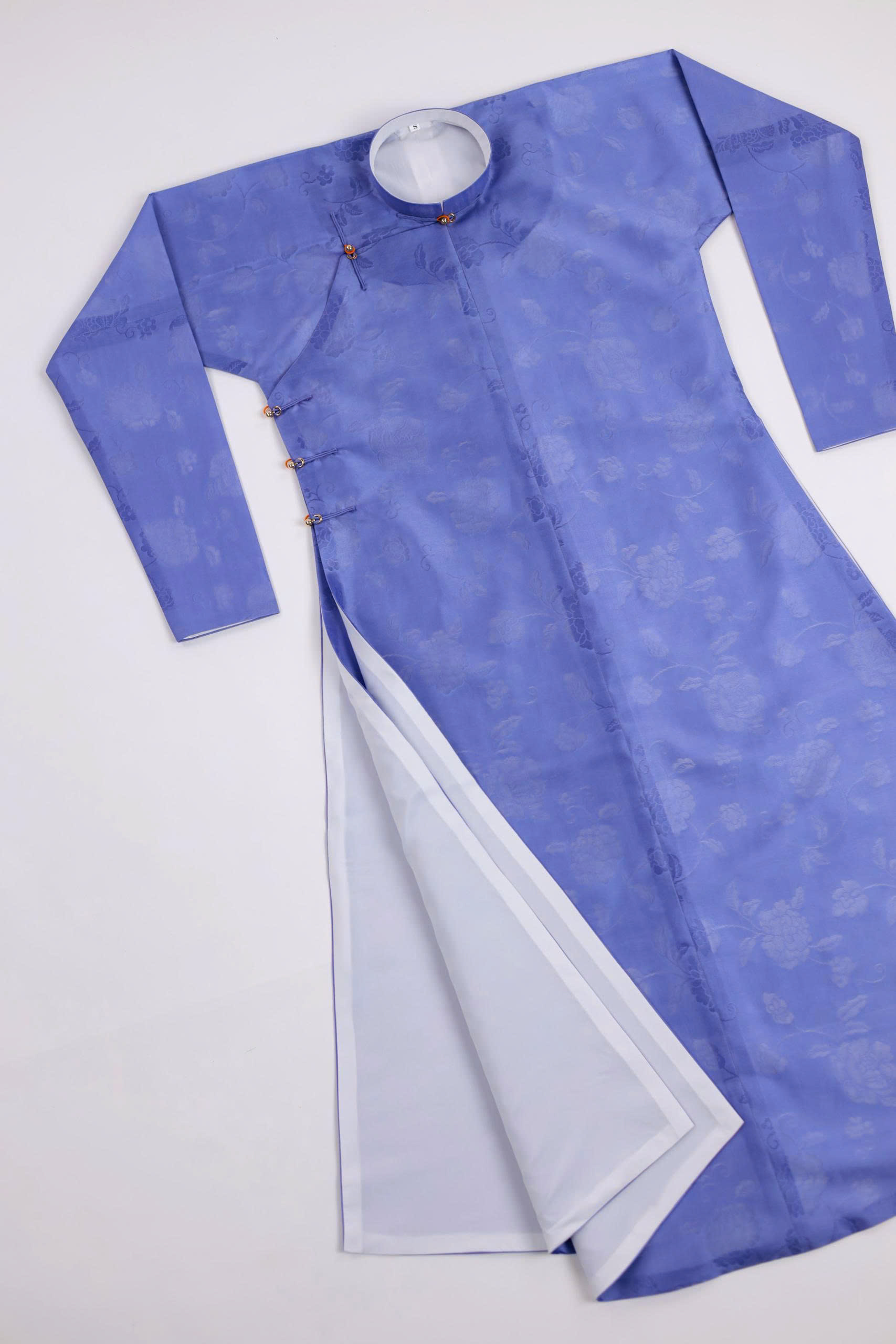 Áo dài Ngũ thân Sa Hàn Quốc