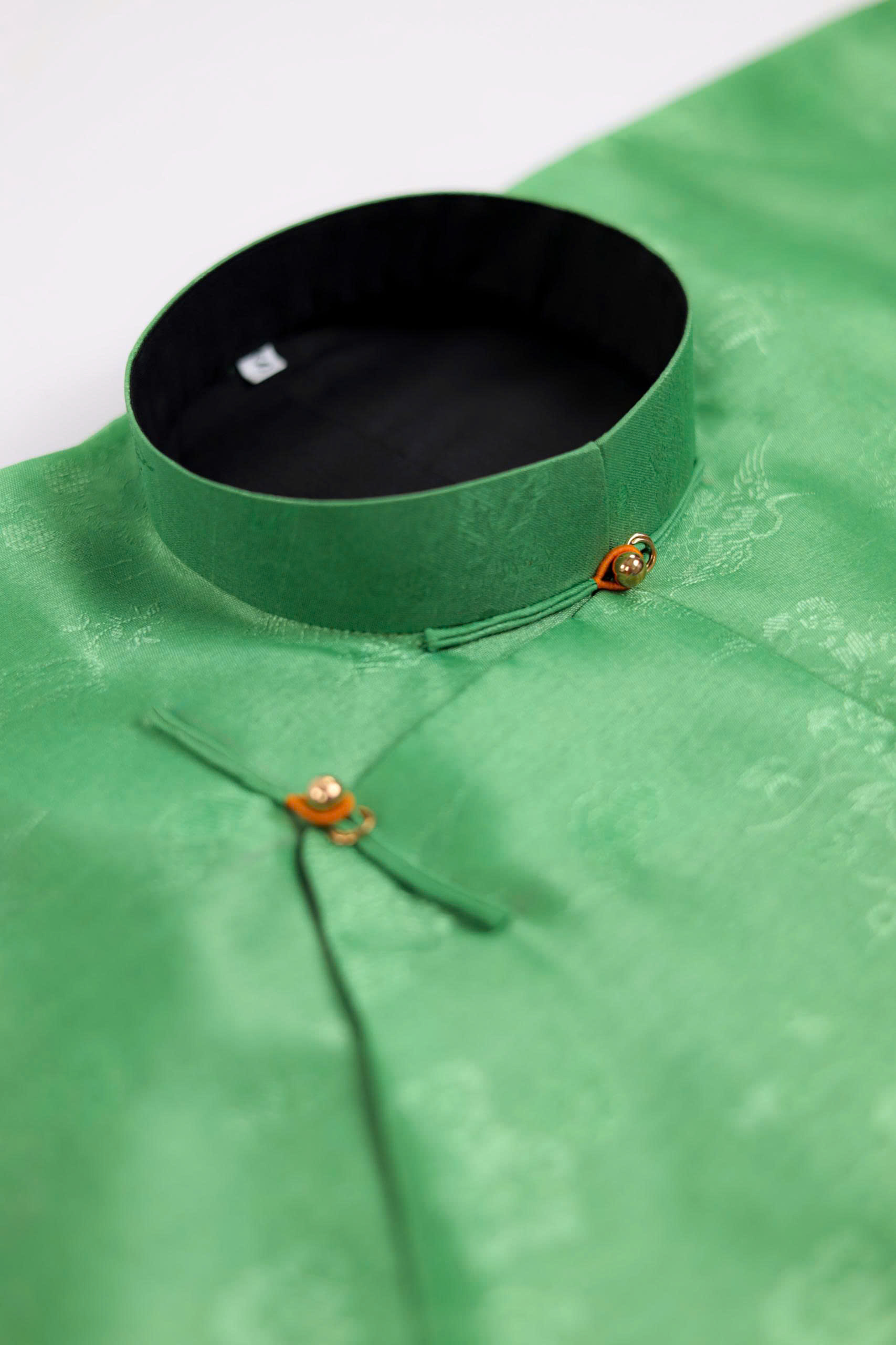 Áo dài Ngũ thân Sa Hàn Quốc