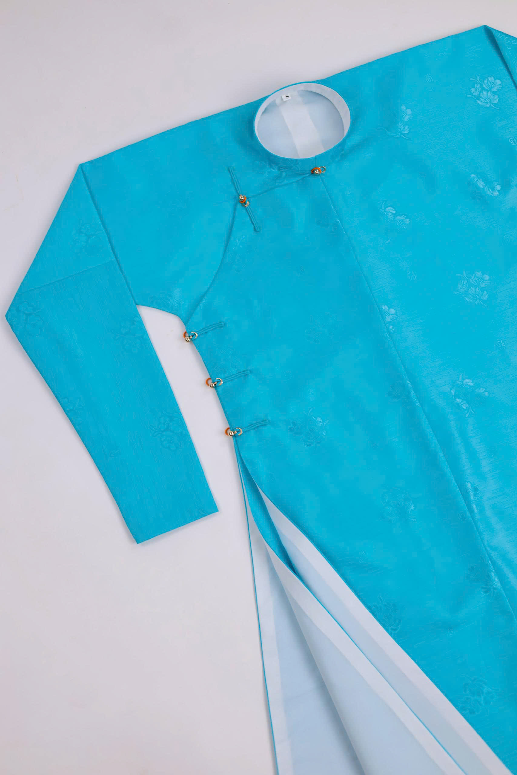 Áo dài Ngũ thân Lụa Hàn Quốc