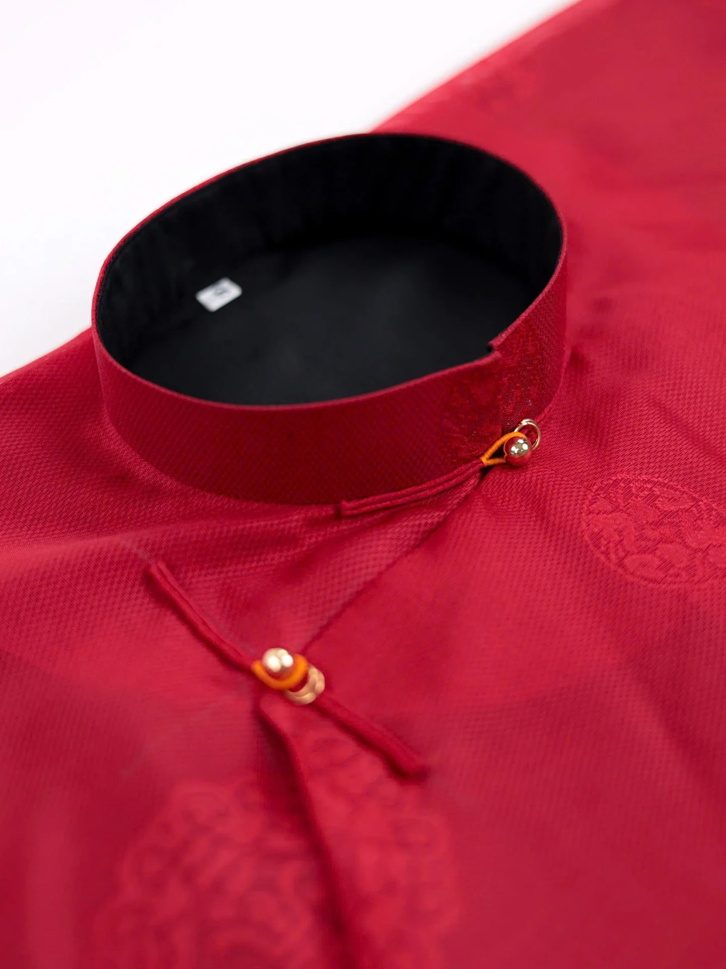 Áo dài ngũ thân Sa Hàn Chữ Thọ