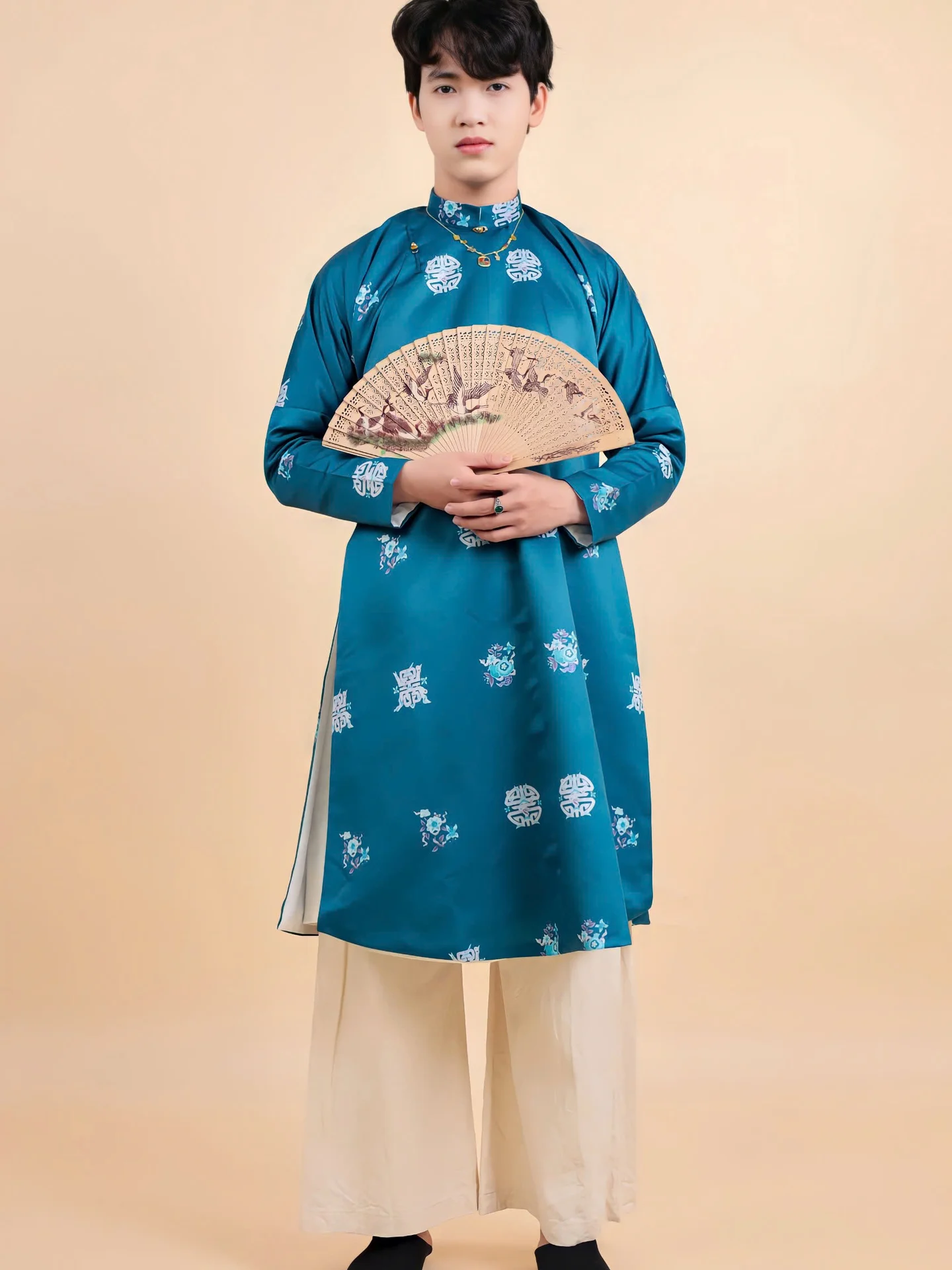 Áo dài ngũ thân Trường thọ