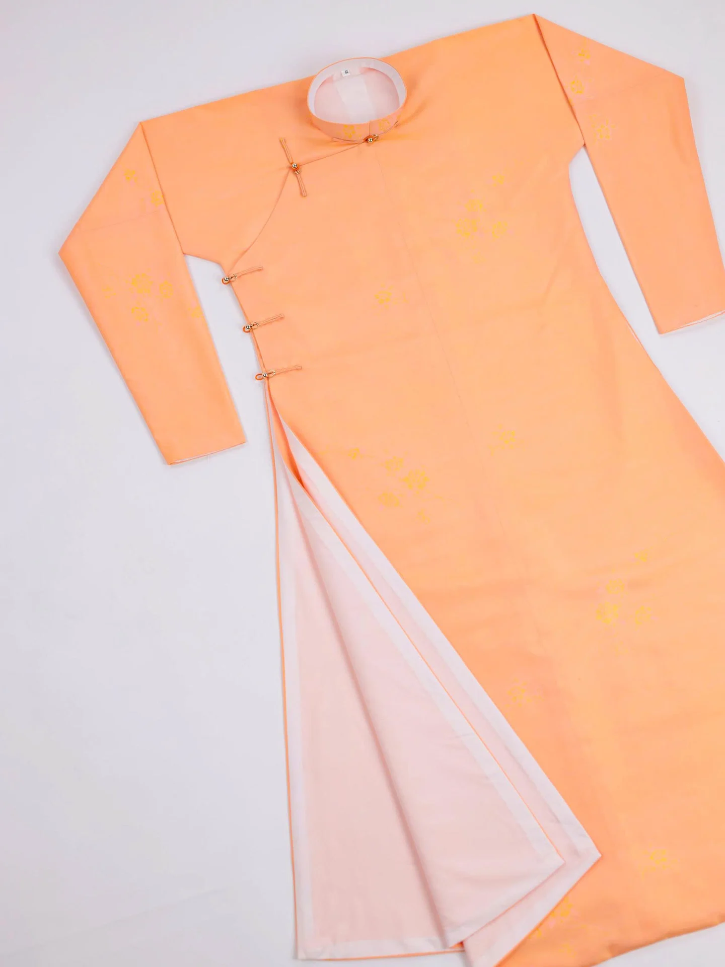 Áo dài ngũ thân Sa Hàn Quốc