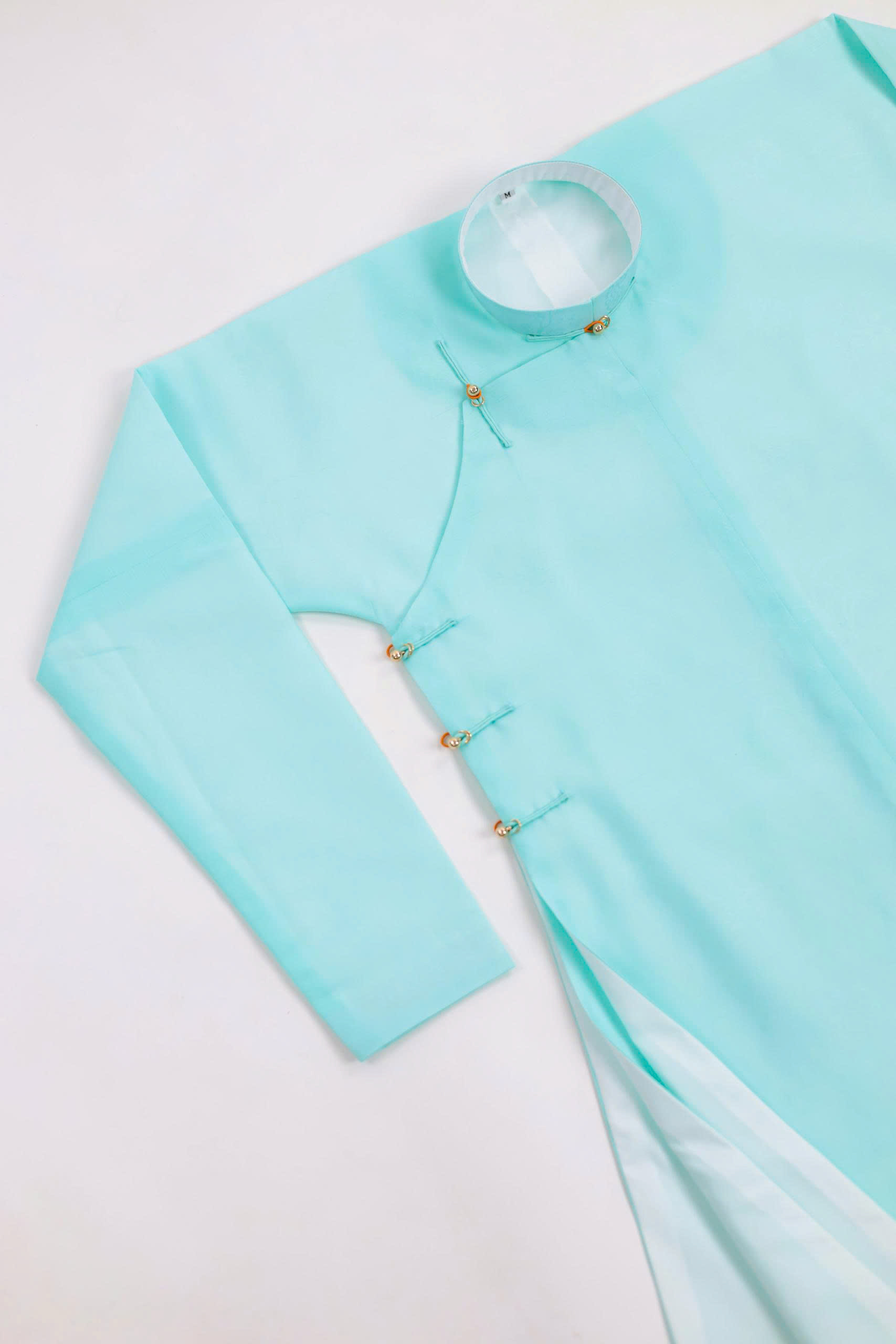 Áo dài Ngũ thân Lụa Hàn Quốc