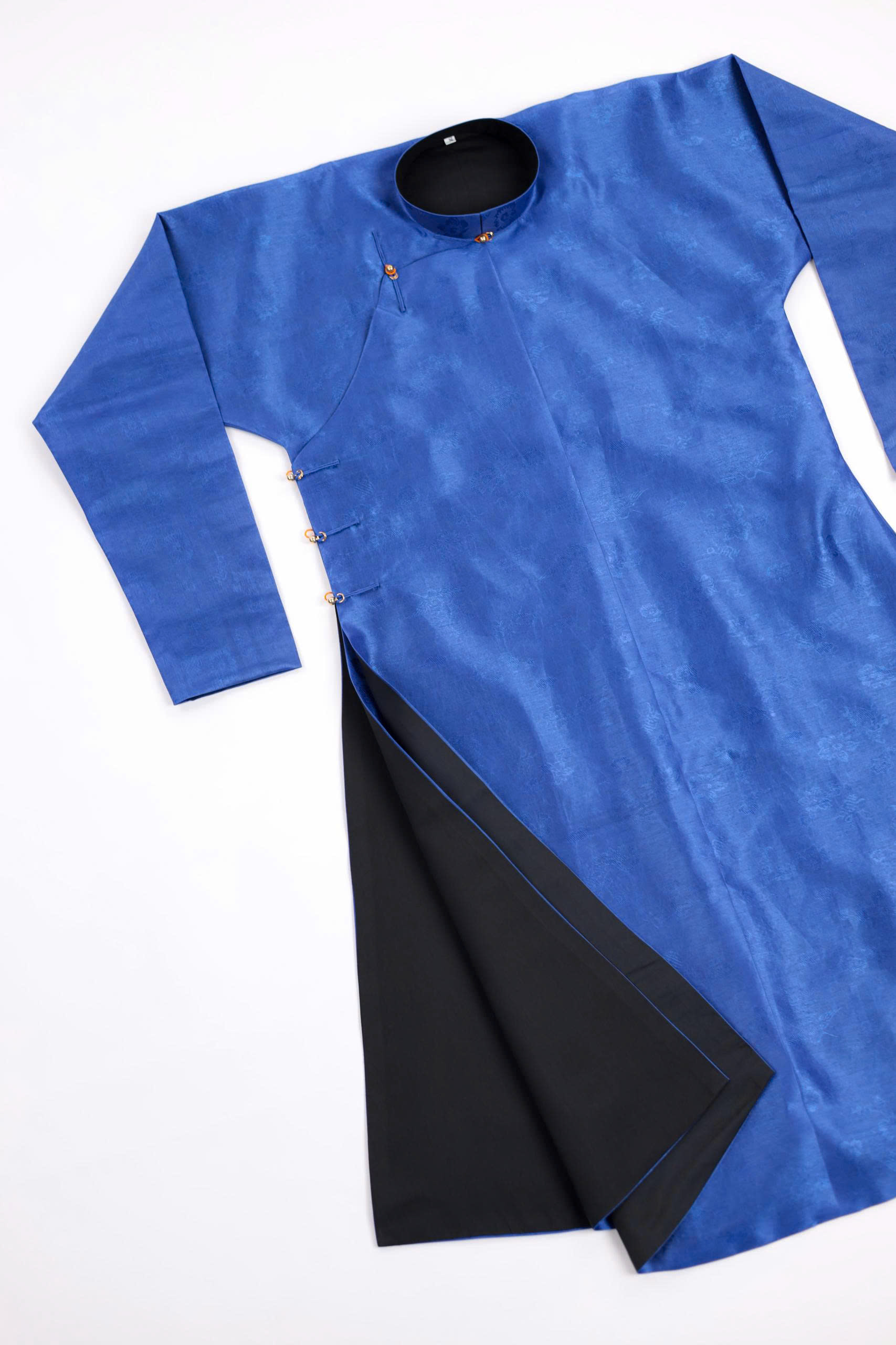 Áo dài Ngũ thân Sa Hàn Quốc