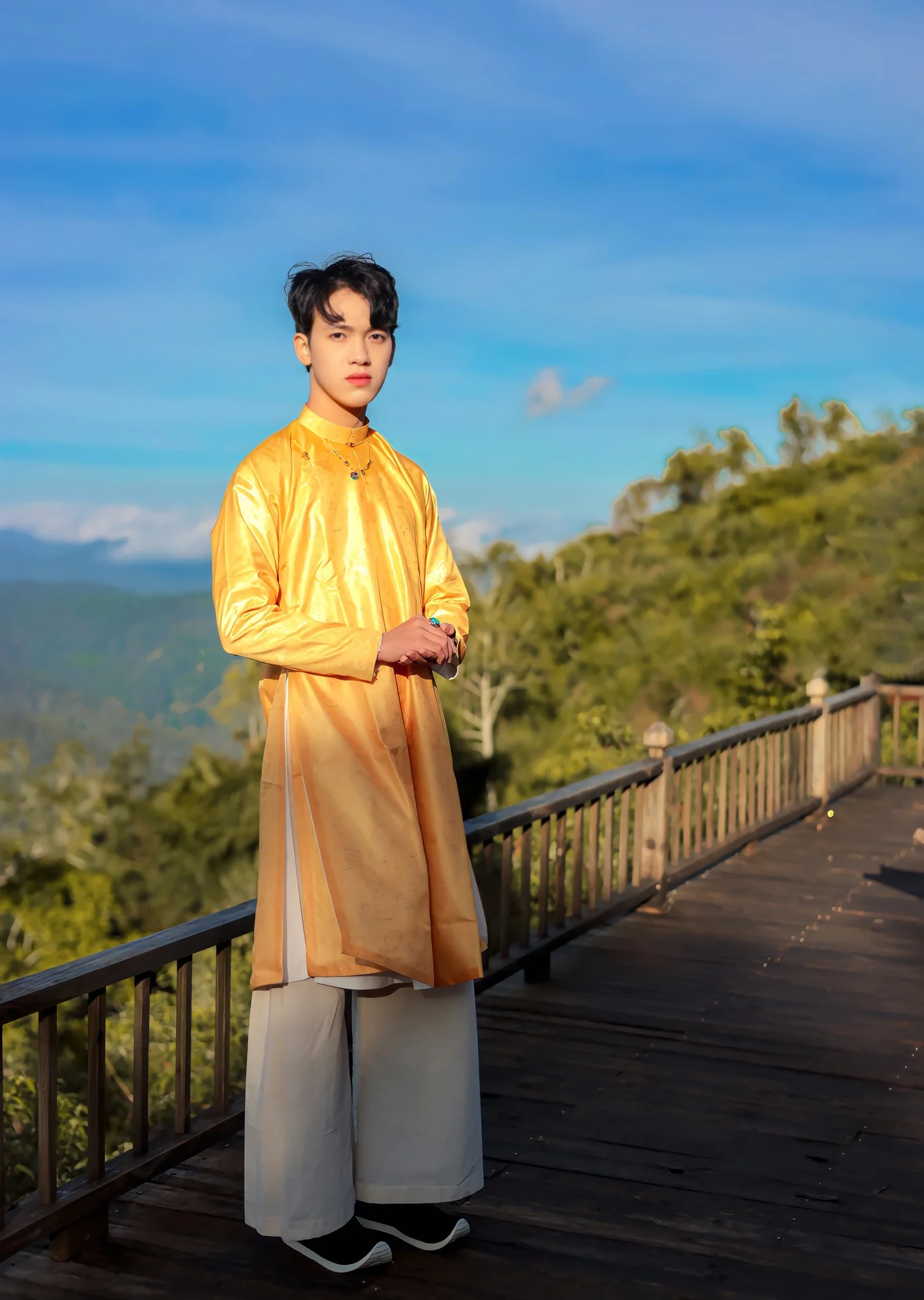 Áo dài ngũ thân Gapsa