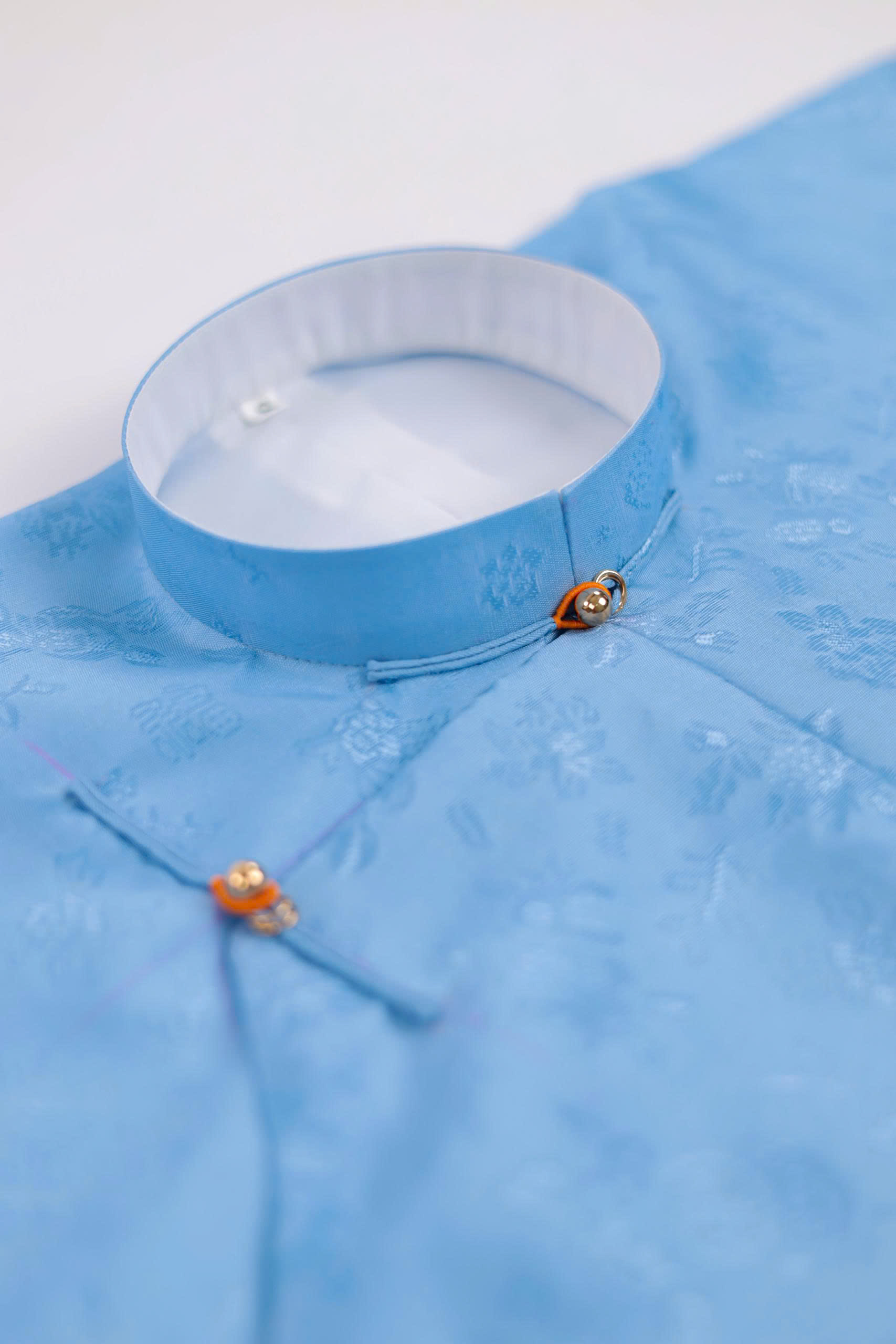 Áo dài Ngũ thân Sa Hàn Quốc