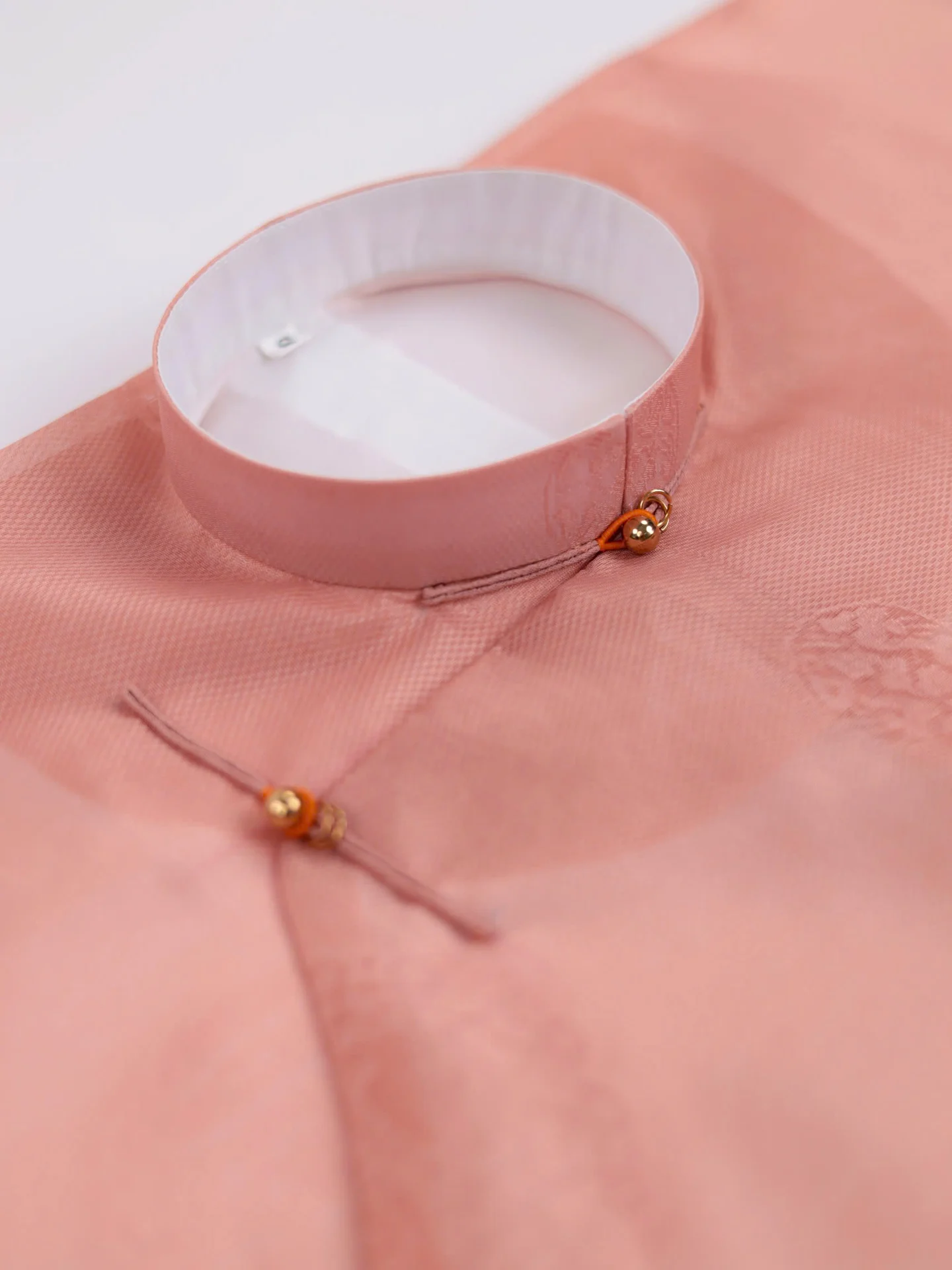 Áo dài ngũ thân Sa Hàn Chữ Thọ