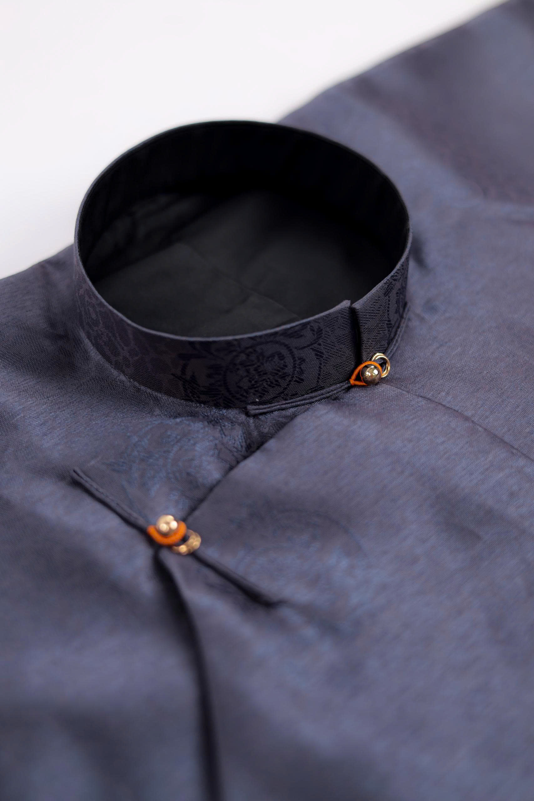 Áo dài Ngũ thân Sa Hàn Quốc