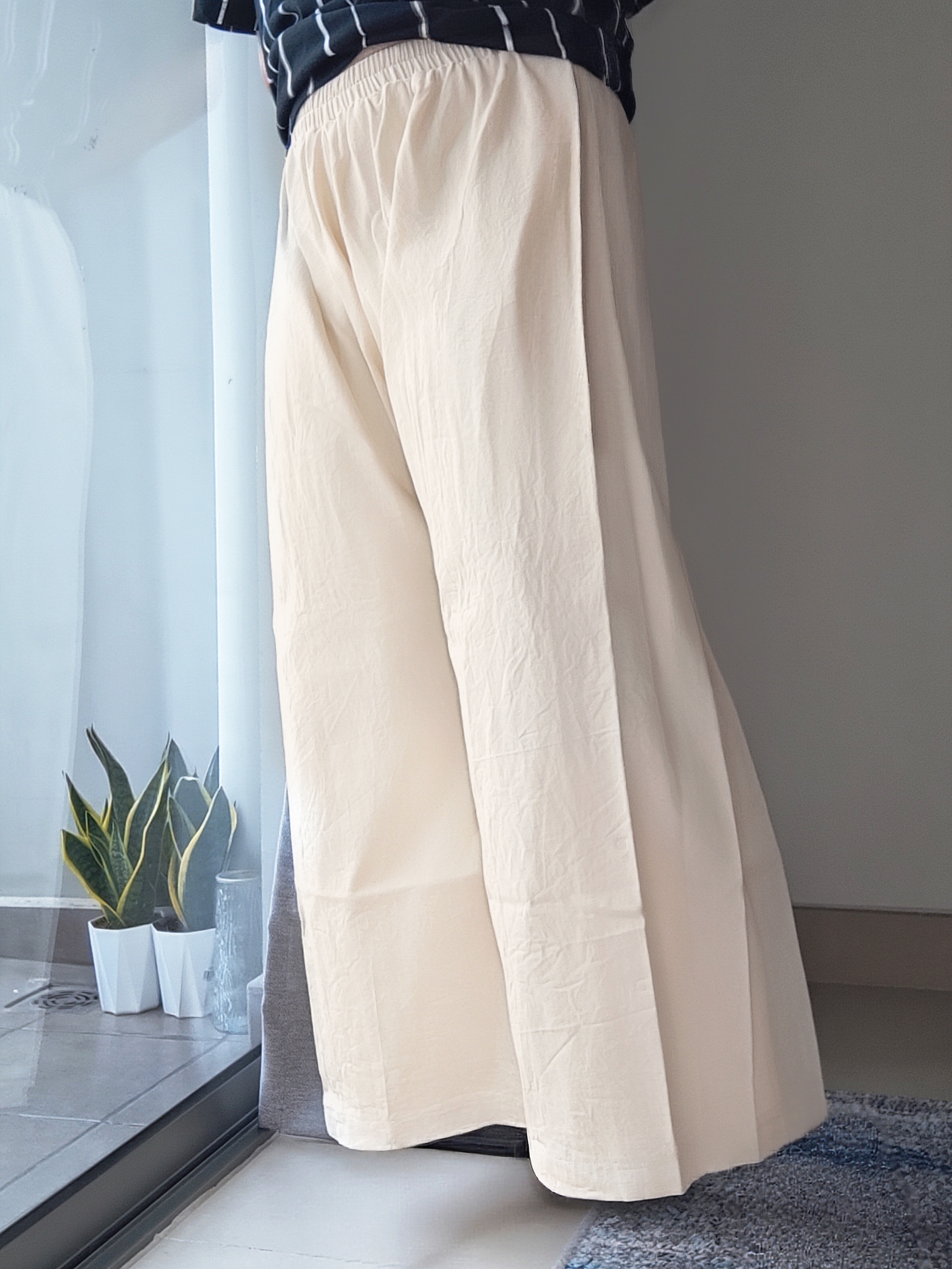 Quần dài chitba Cotton Mộc