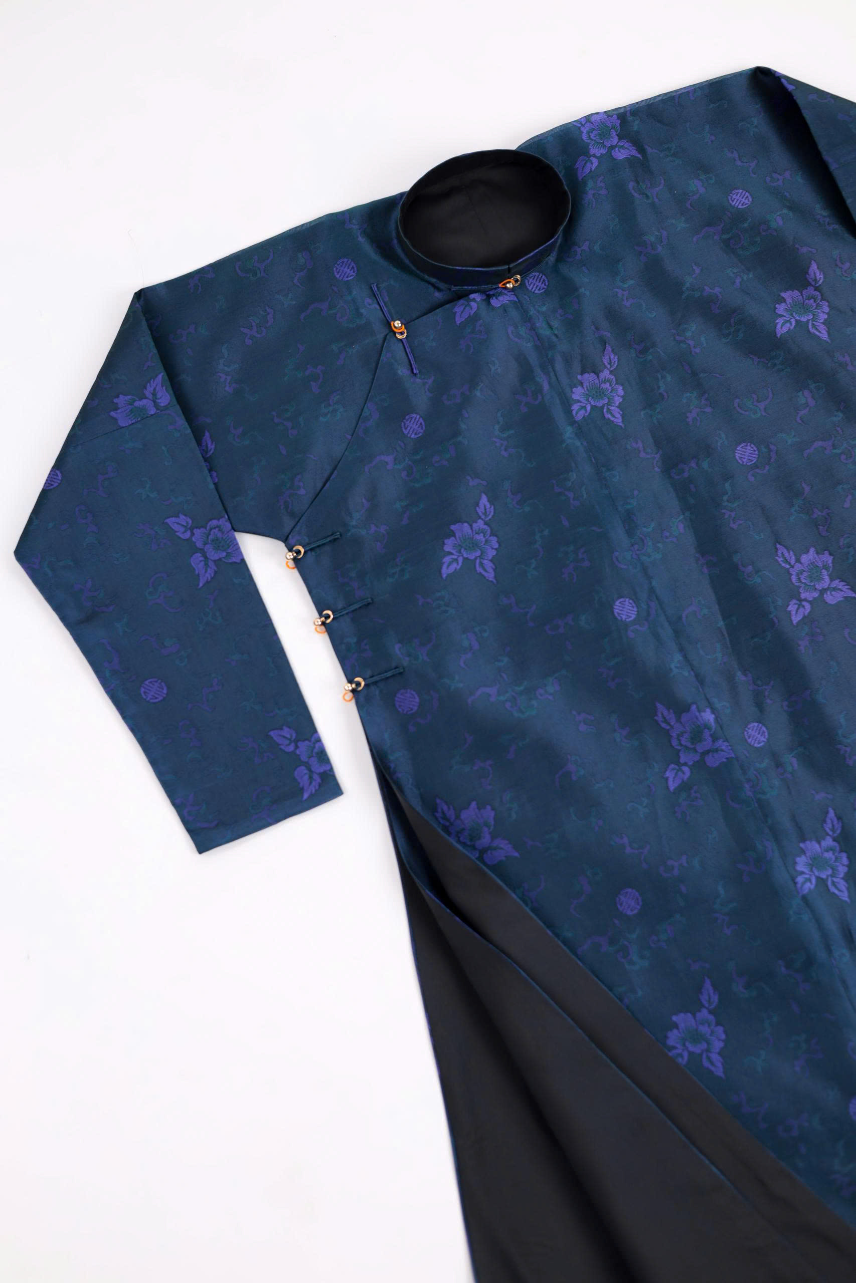 Áo dài Ngũ thân Sa Hàn Quốc