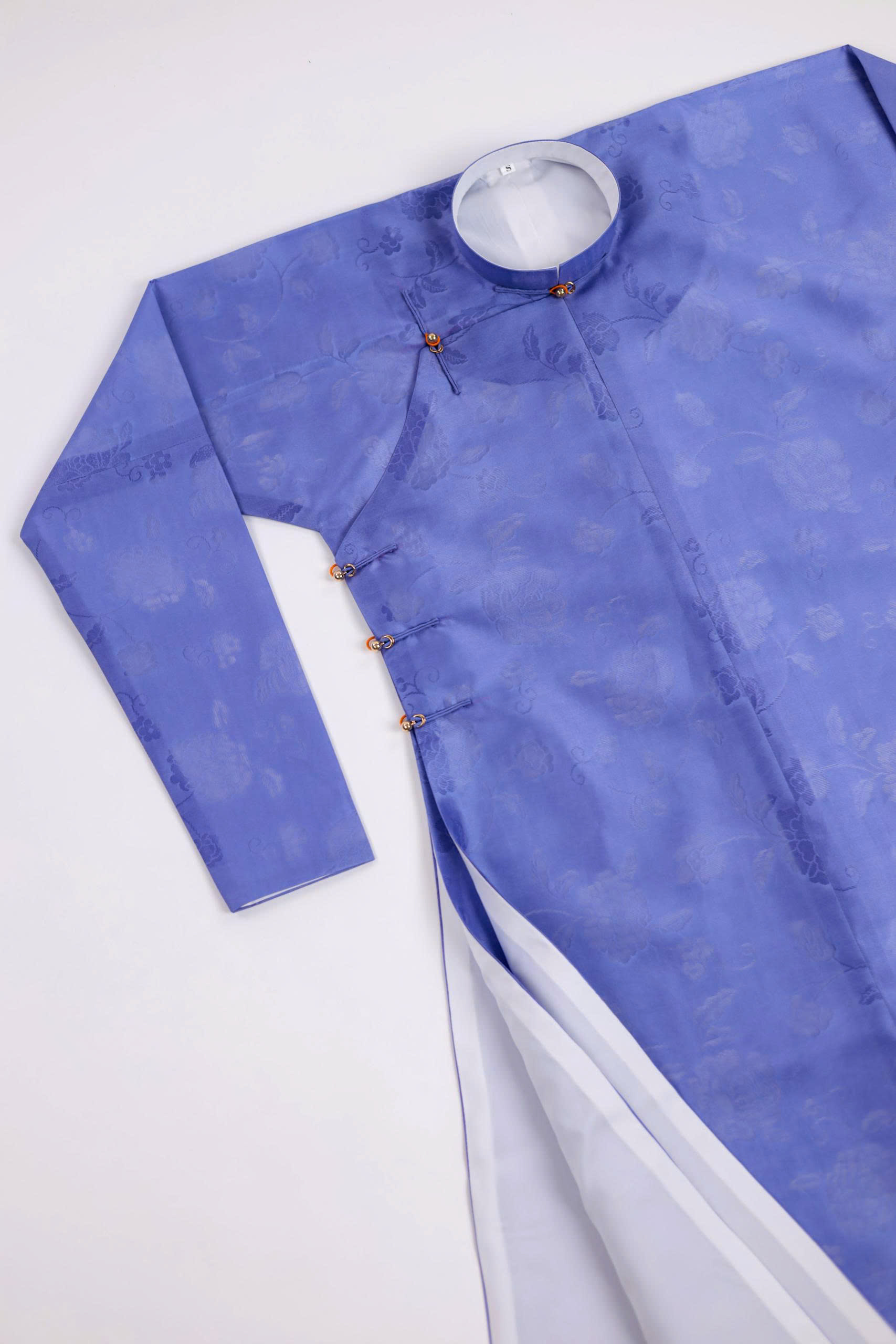 Áo dài Ngũ thân Sa Hàn Quốc