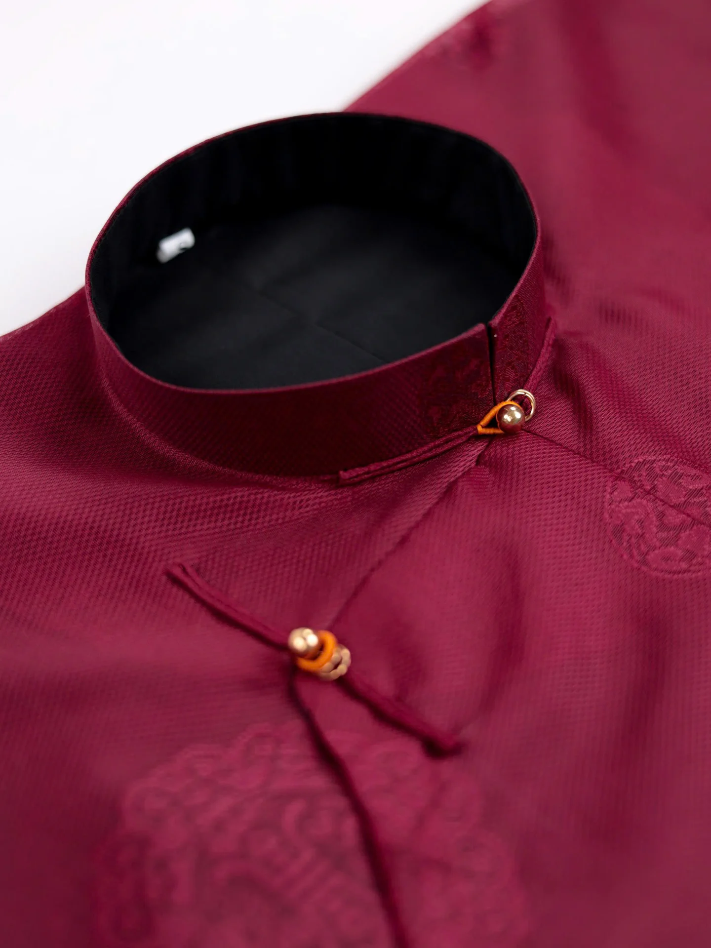 Áo dài ngũ thân Sa Hàn Chữ Thọ