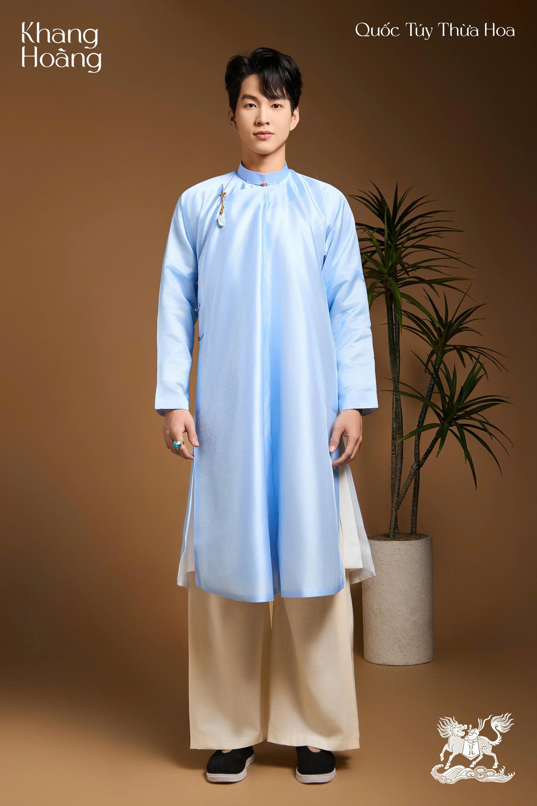 Áo dài Ngũ Thân Sa Cát - Nam (SC_05)