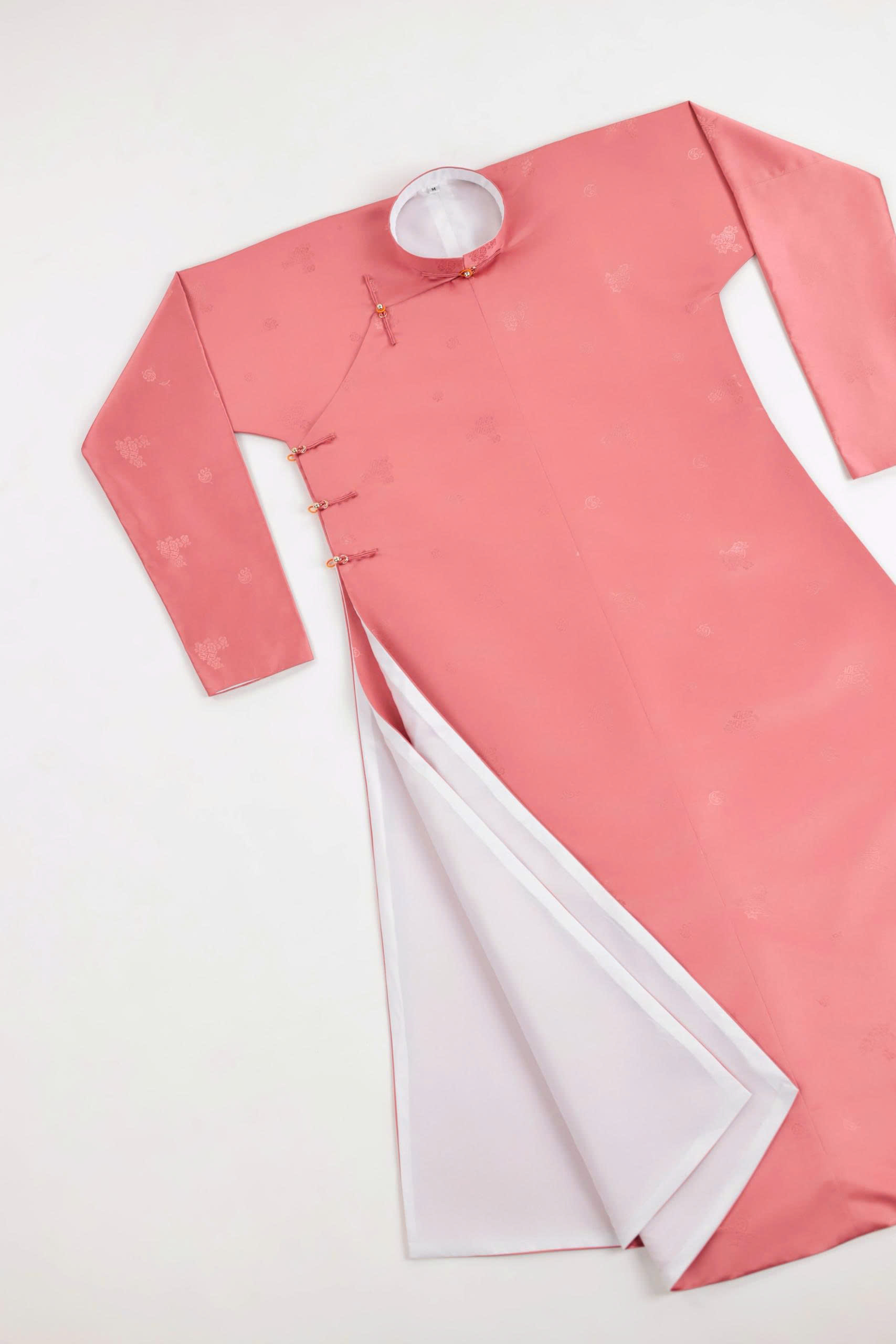 Áo dài Ngũ thân Lụa Hàn Quốc