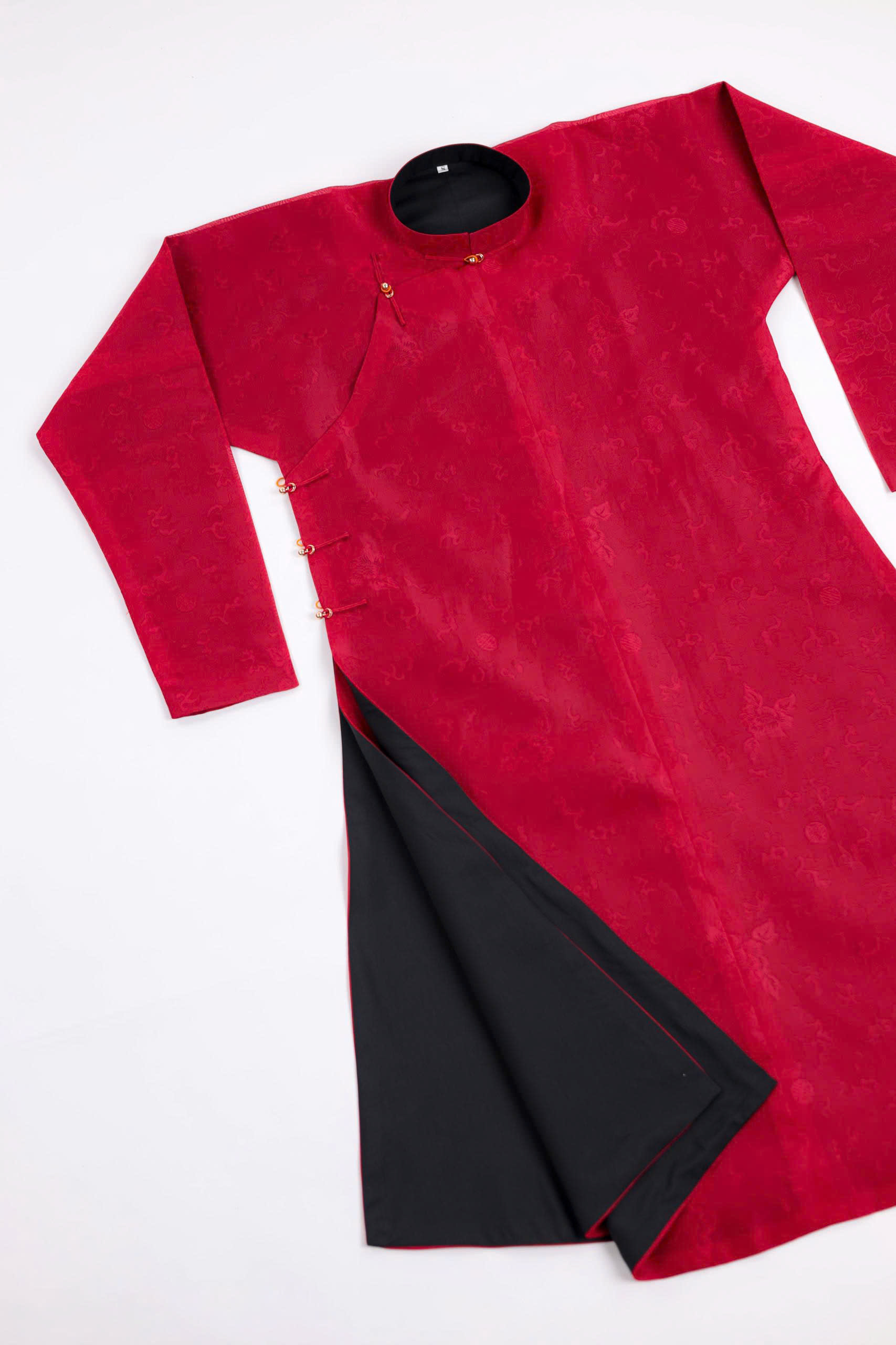 Áo dài Ngũ thân Sa Hàn Quốc