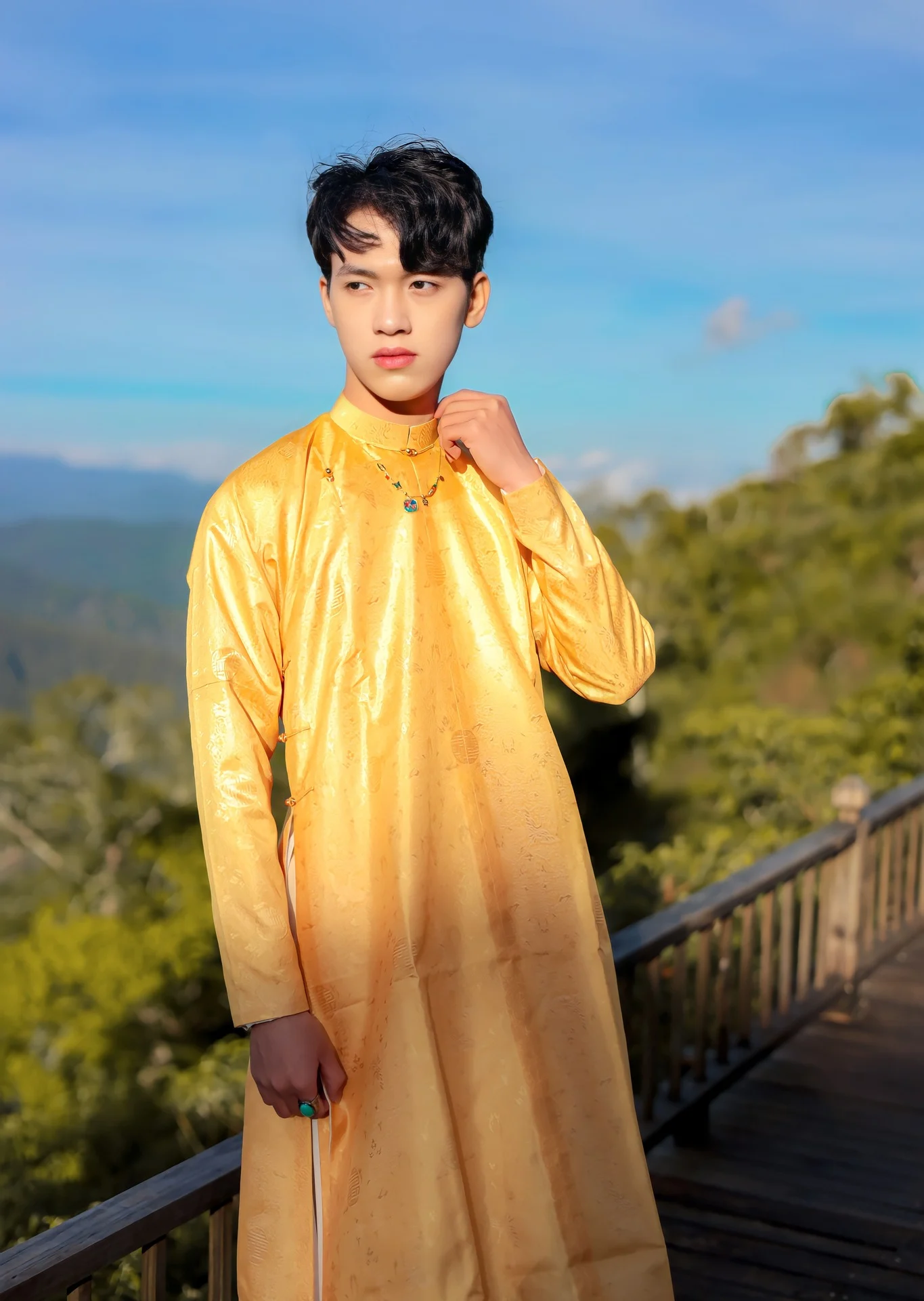 Áo dài ngũ thân Gapsa