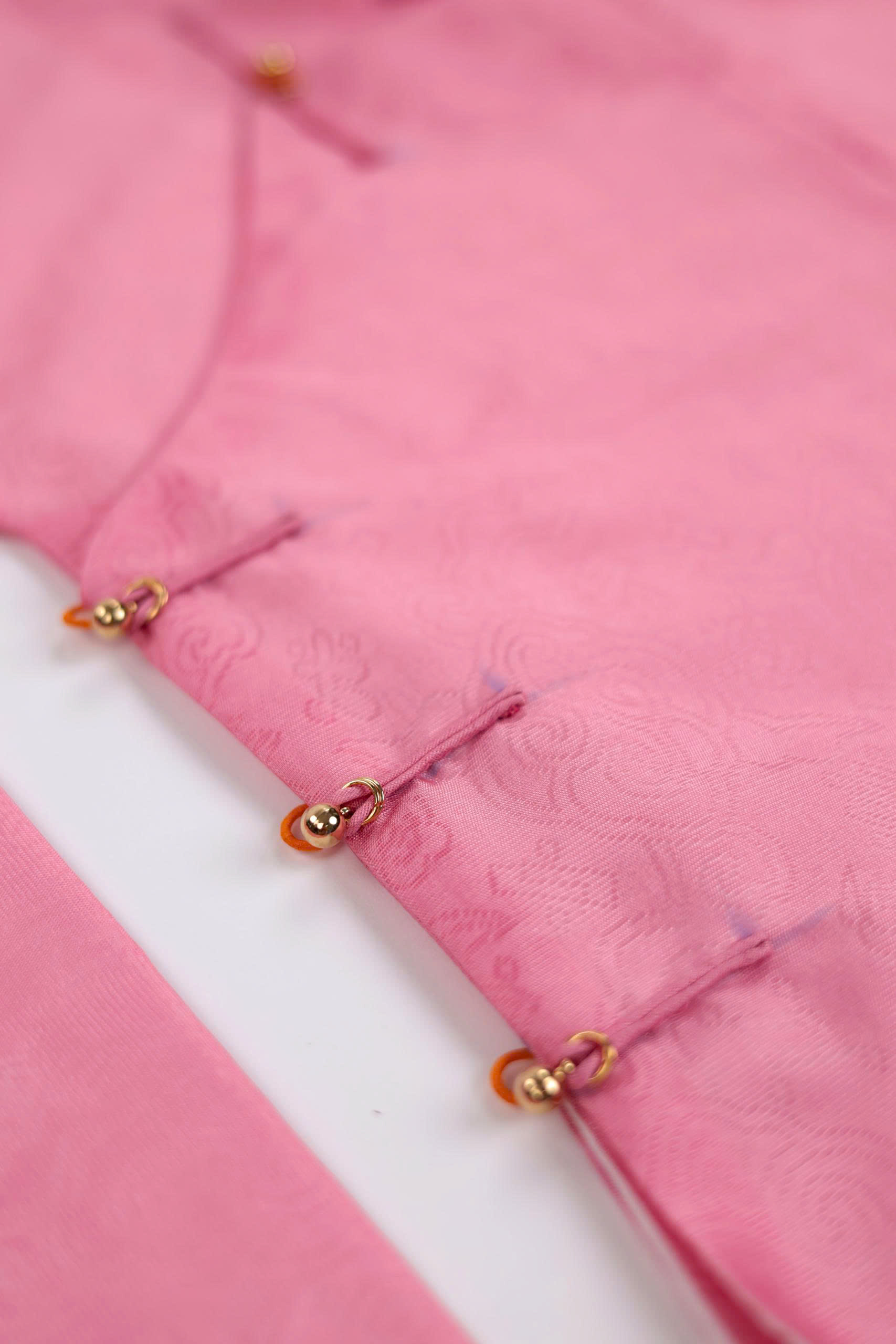 Áo dài Ngũ thân Sa Vân Mây