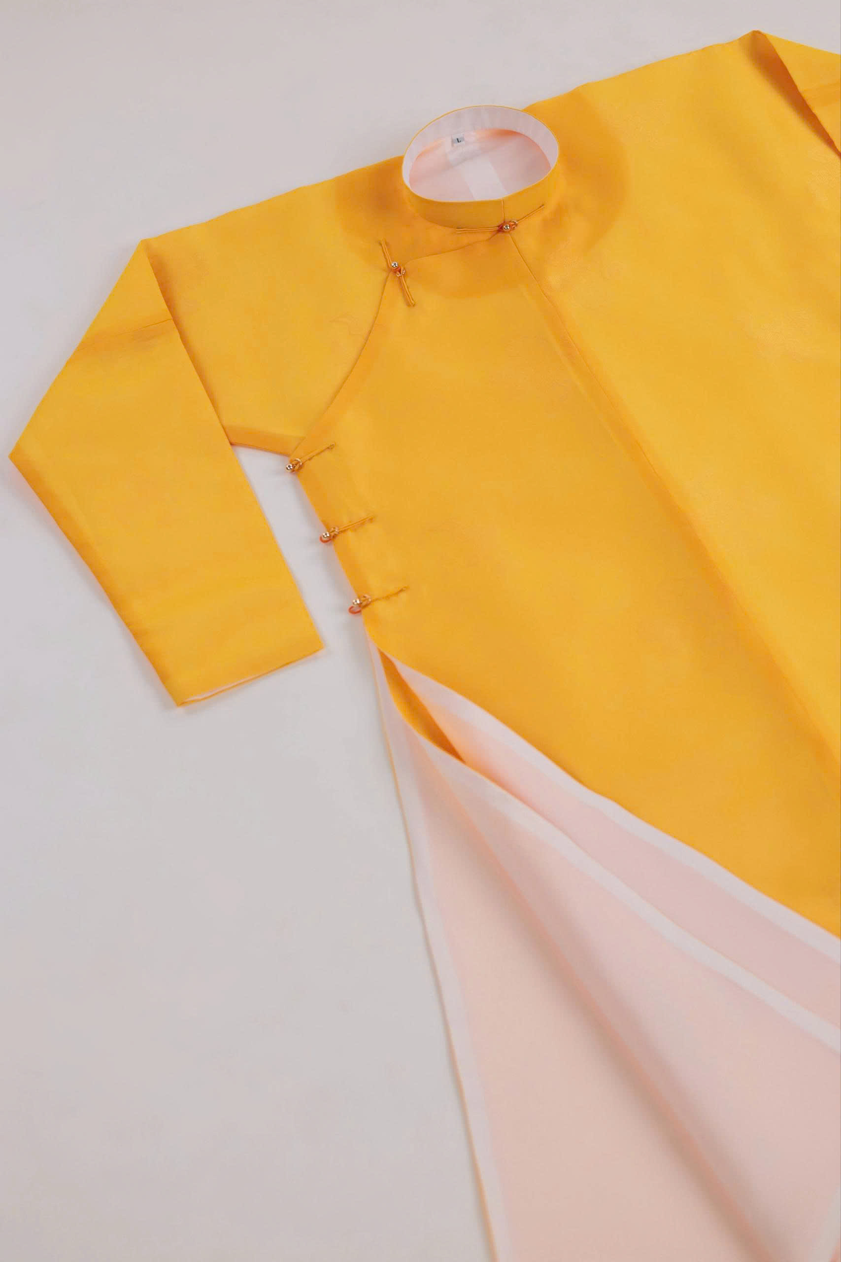 Áo dài Ngũ thân Sa Hàn Quốc