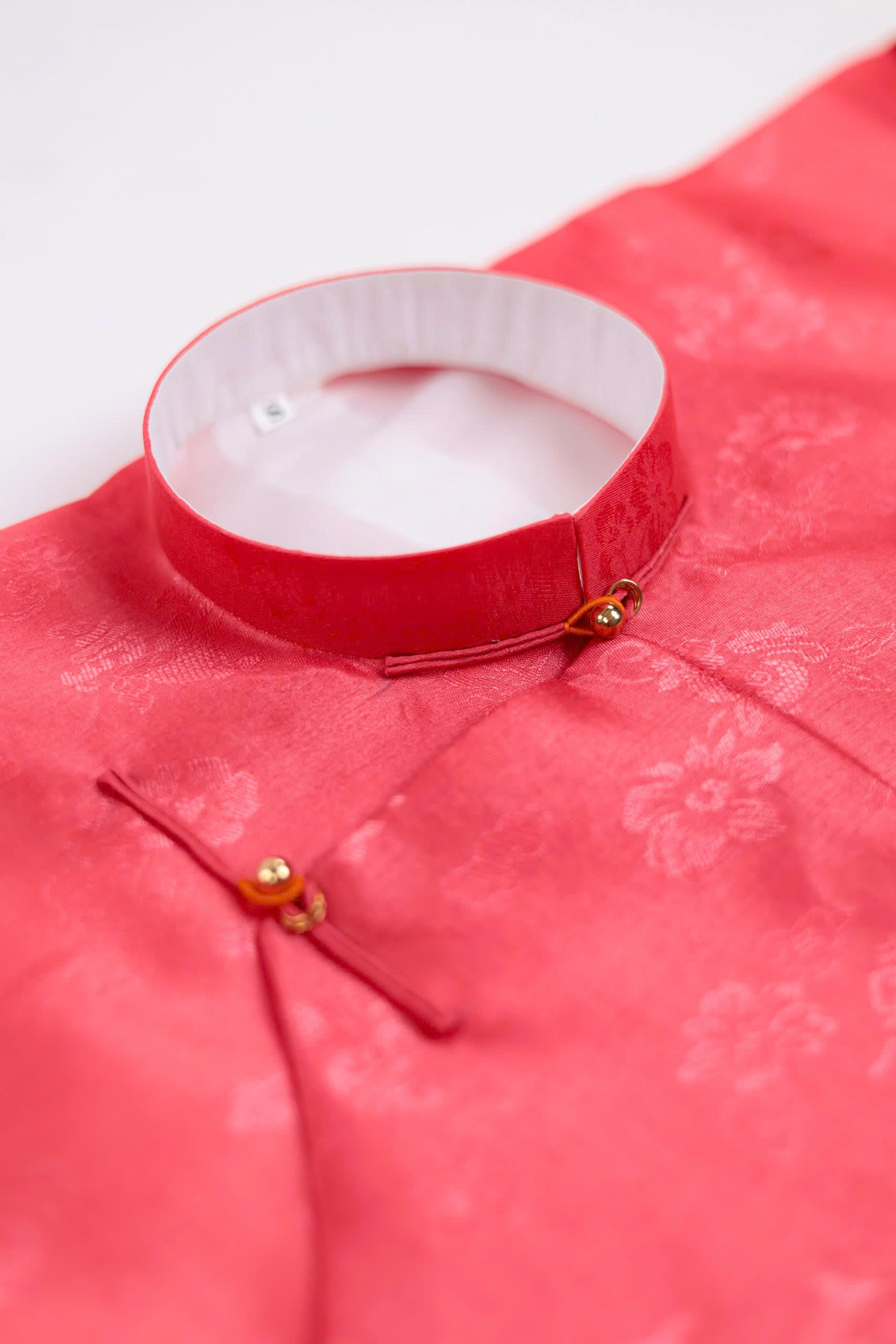 Áo dài Ngũ thân Sa Hàn Quốc