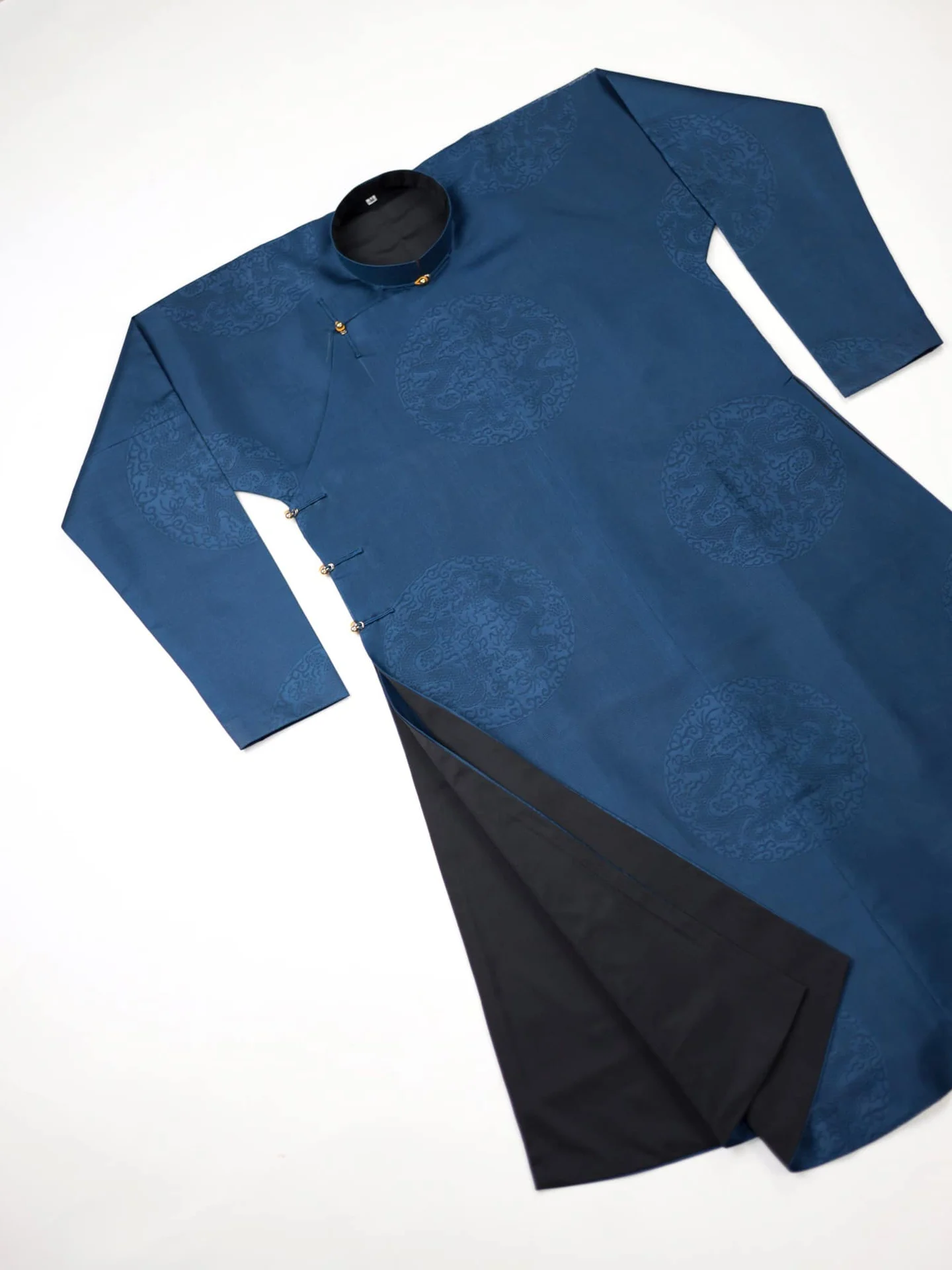 Áo dài ngũ thân Tơ tằm Ổ Rồng