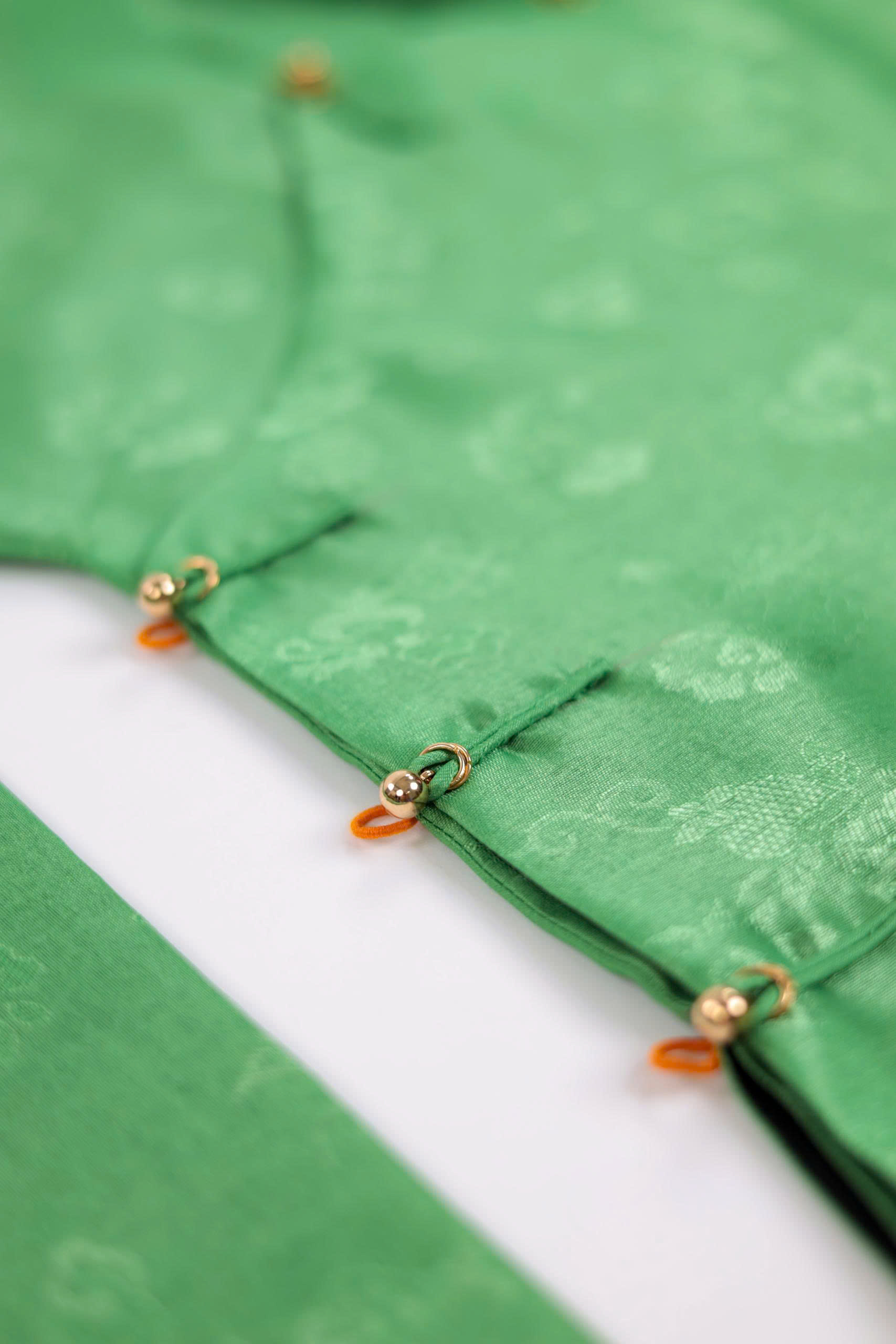 Áo dài Ngũ thân Sa Hàn Quốc