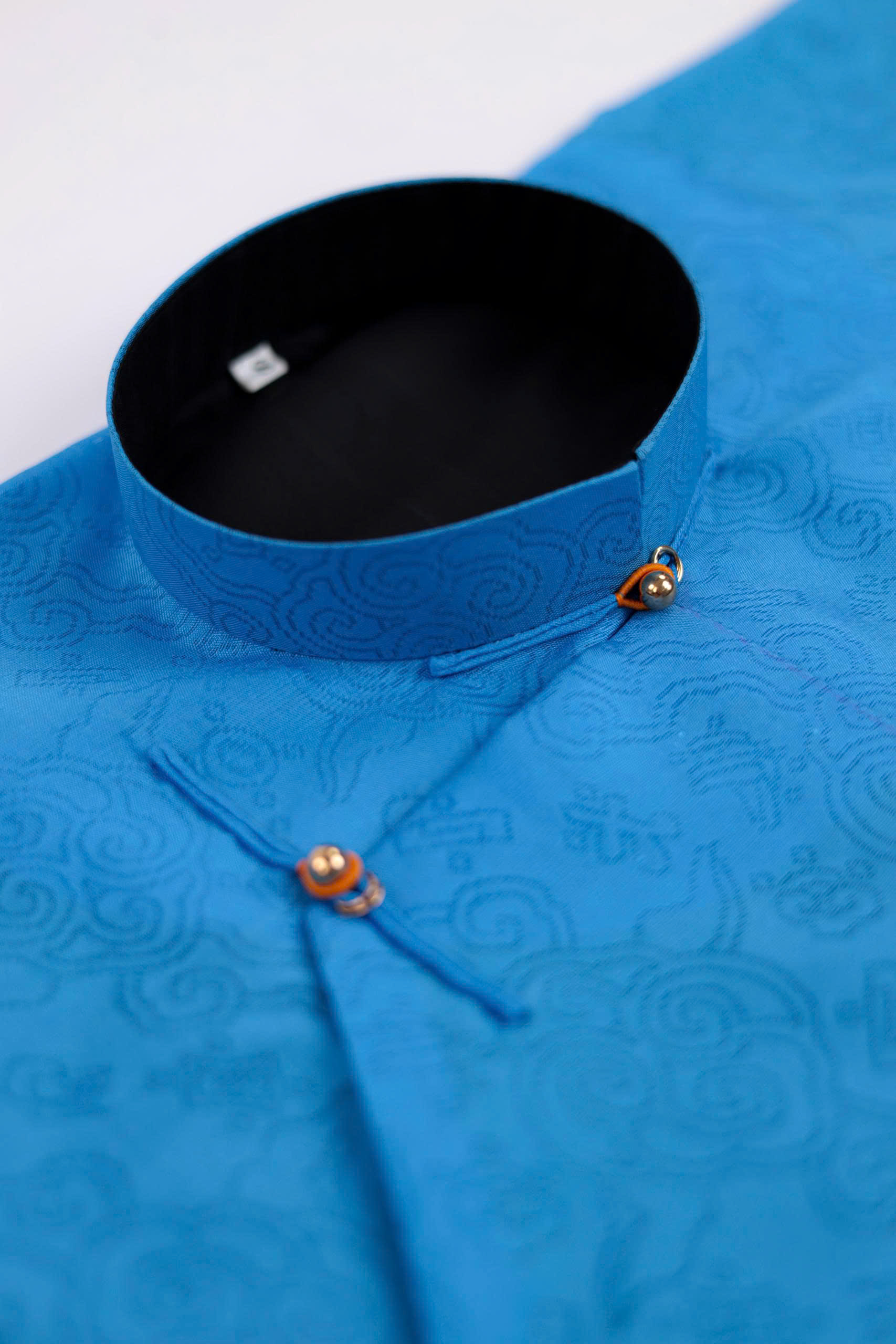 Áo dài Ngũ thân Sa Vân Mây