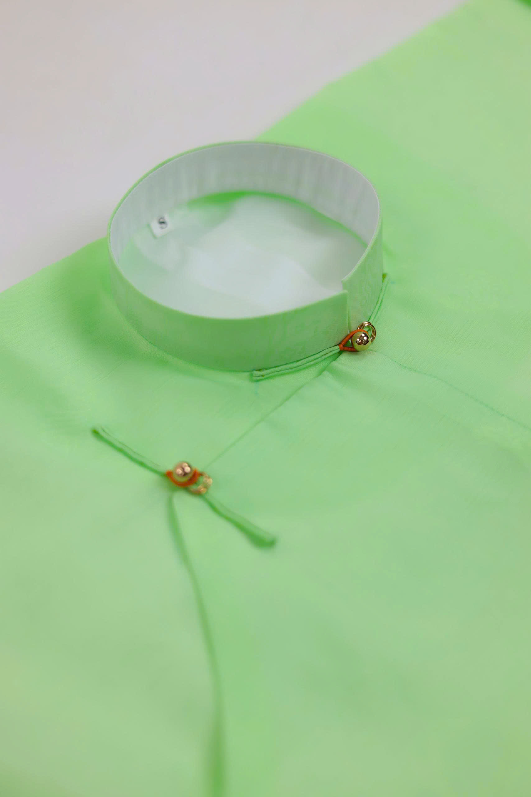 Áo dài Ngũ thân Lụa Hàn Quốc