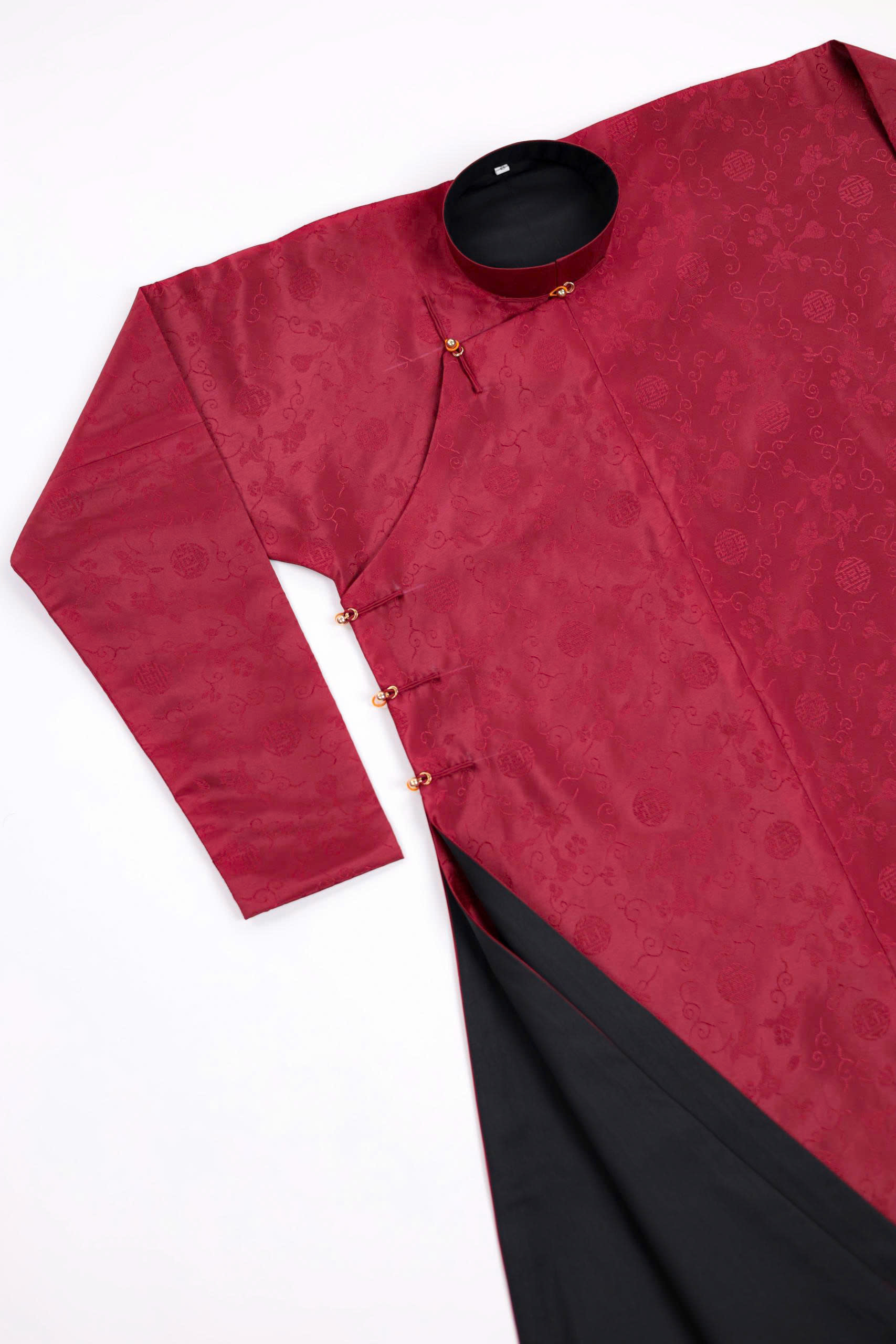 Áo dài Ngũ thân Sa Hàn Quốc