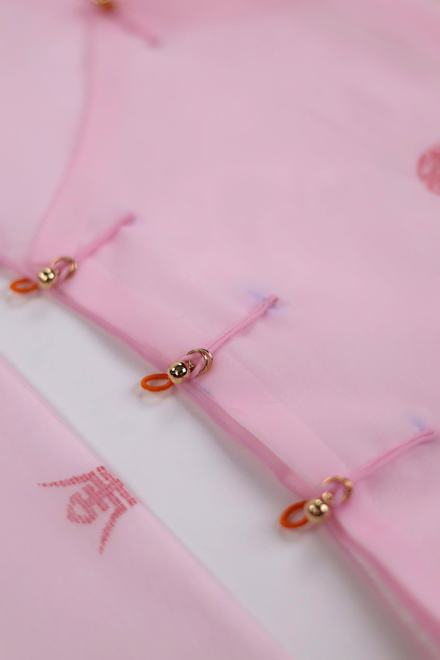 Áo dài Ngũ thân Sa Hàn Quốc