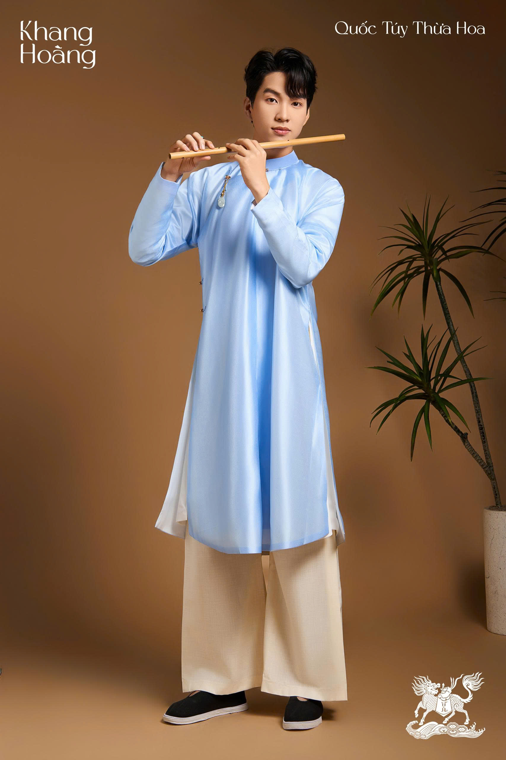 Áo dài Ngũ Thân Sa Cát - Nam (SC_05)