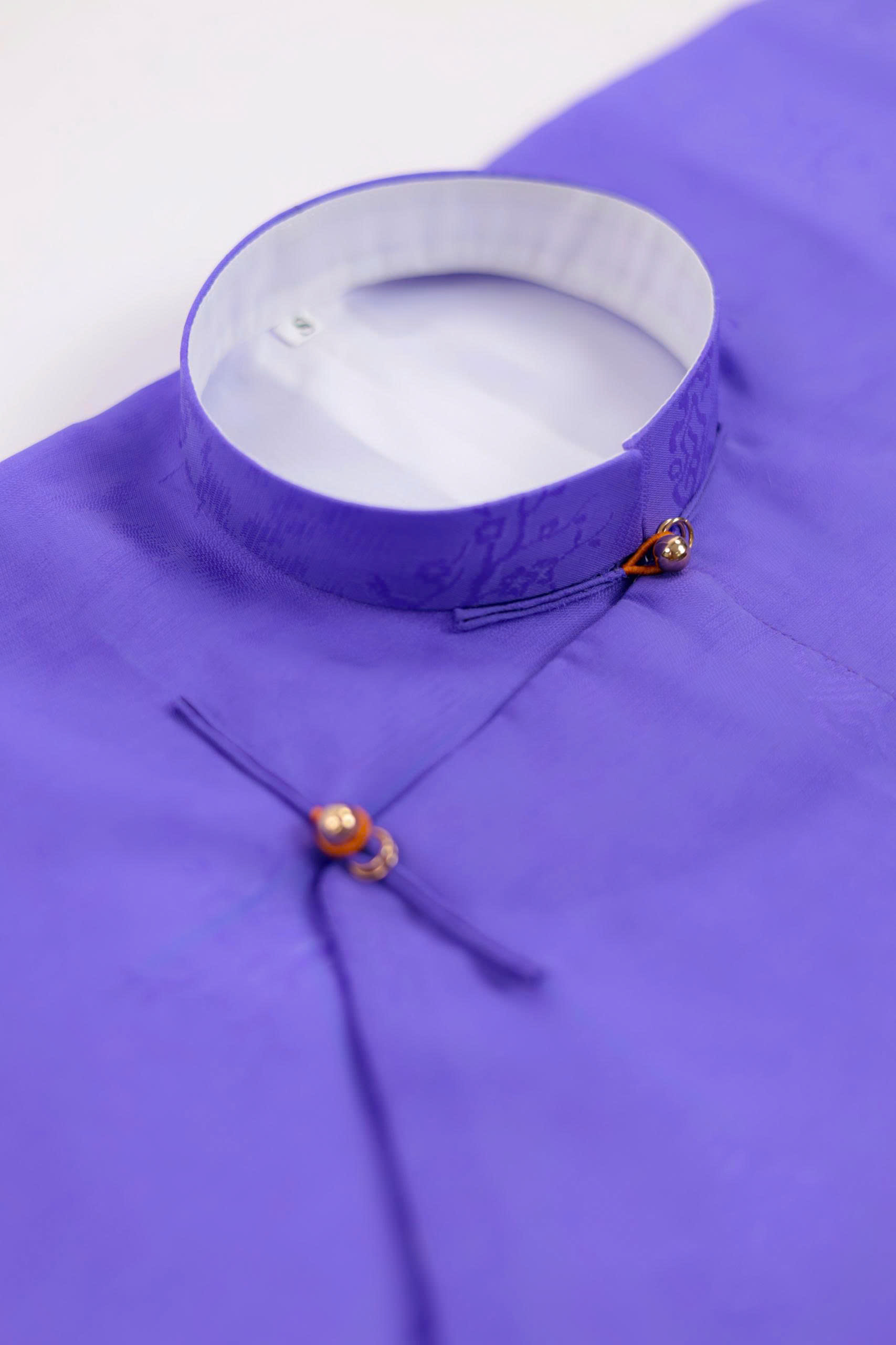 Áo dài Ngũ thân Lụa Hàn Quốc