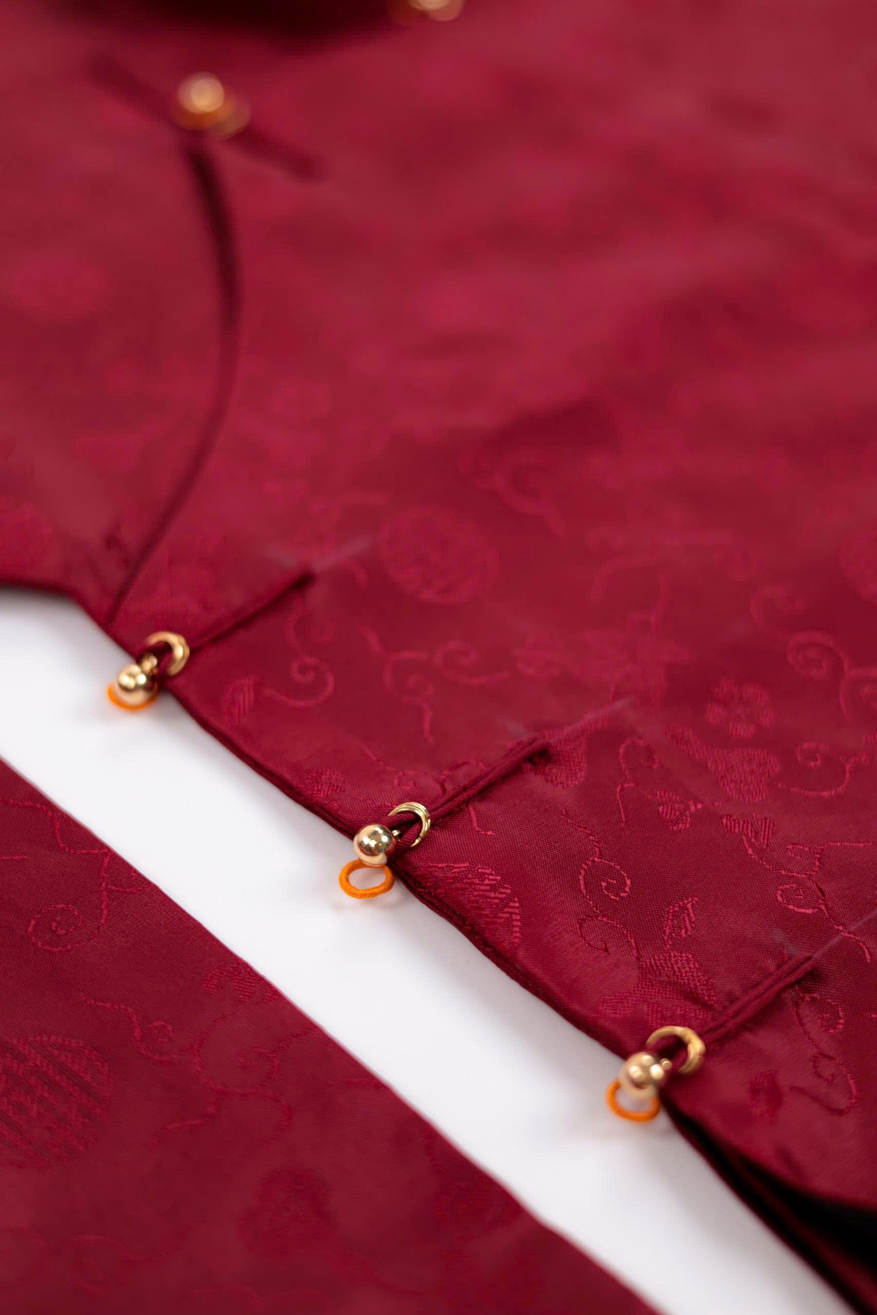 Áo dài Ngũ thân Sa Hàn Quốc