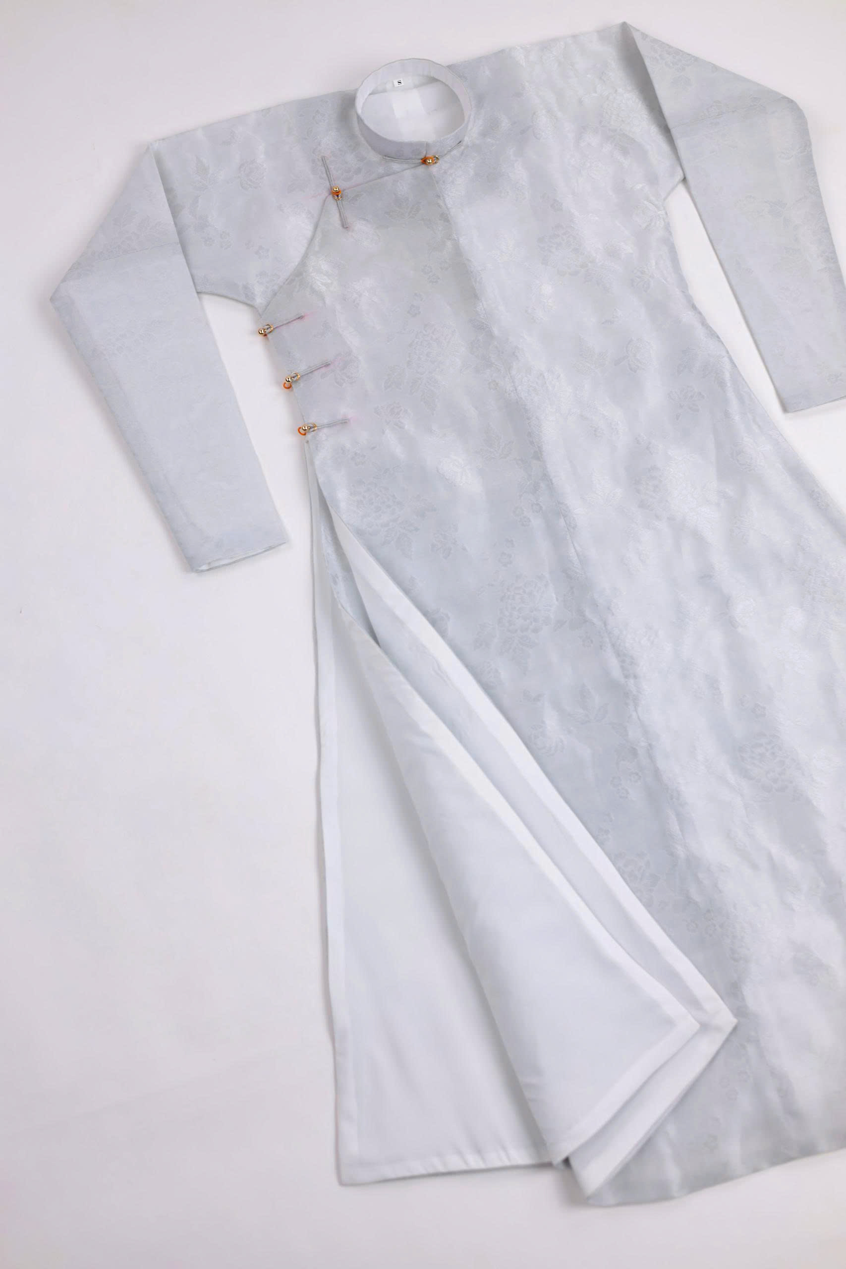 Áo dài Ngũ thân Sa Hàn Quốc