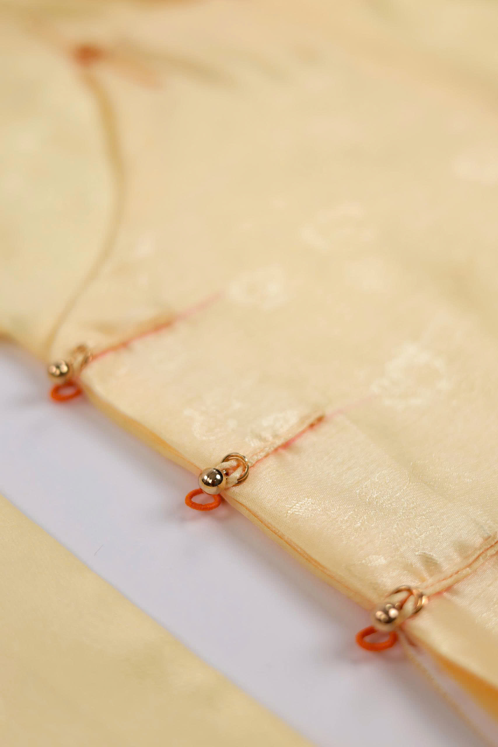 Áo dài Ngũ thân Sa Hàn Quốc