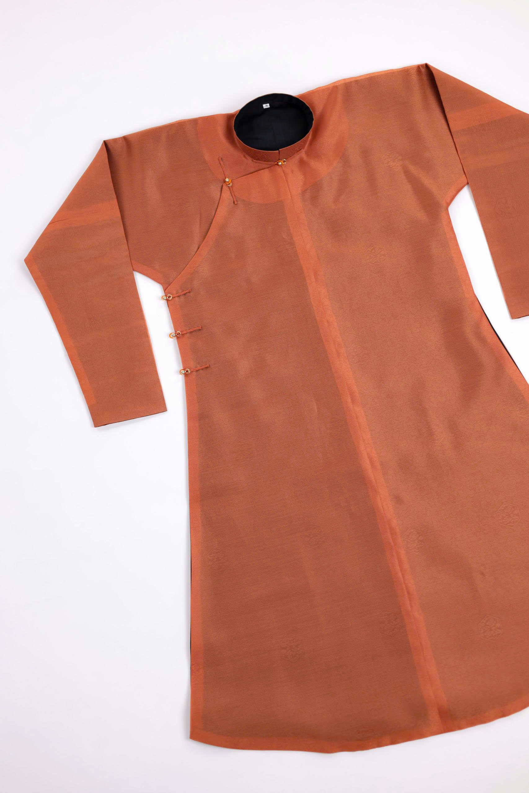 Áo dài Ngũ thân Sa Hàn Quốc