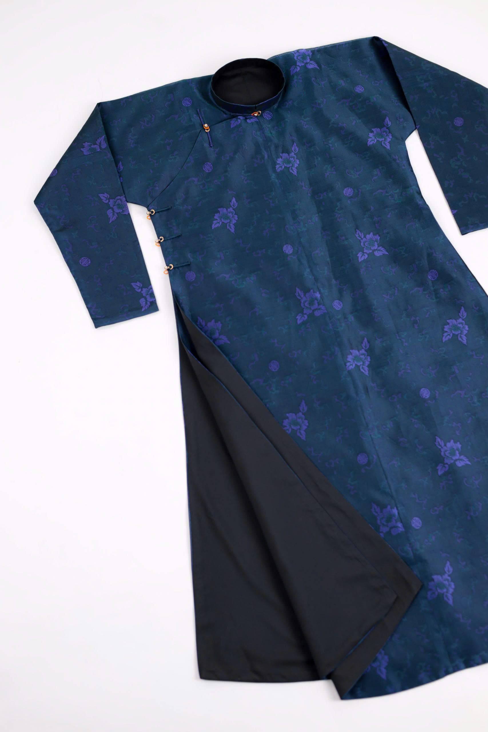 Áo dài Ngũ thân Sa Hàn Quốc