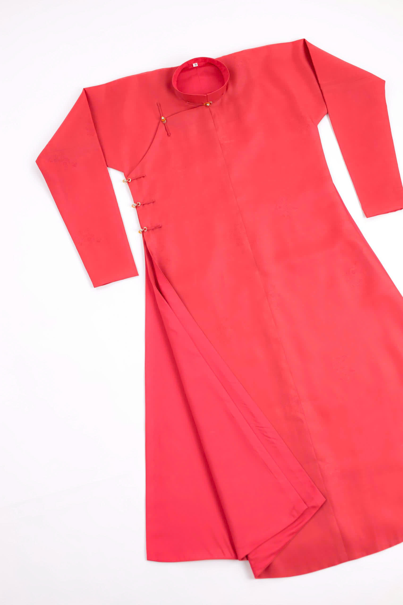 Áo dài Ngũ thân Sa Hàn Quốc