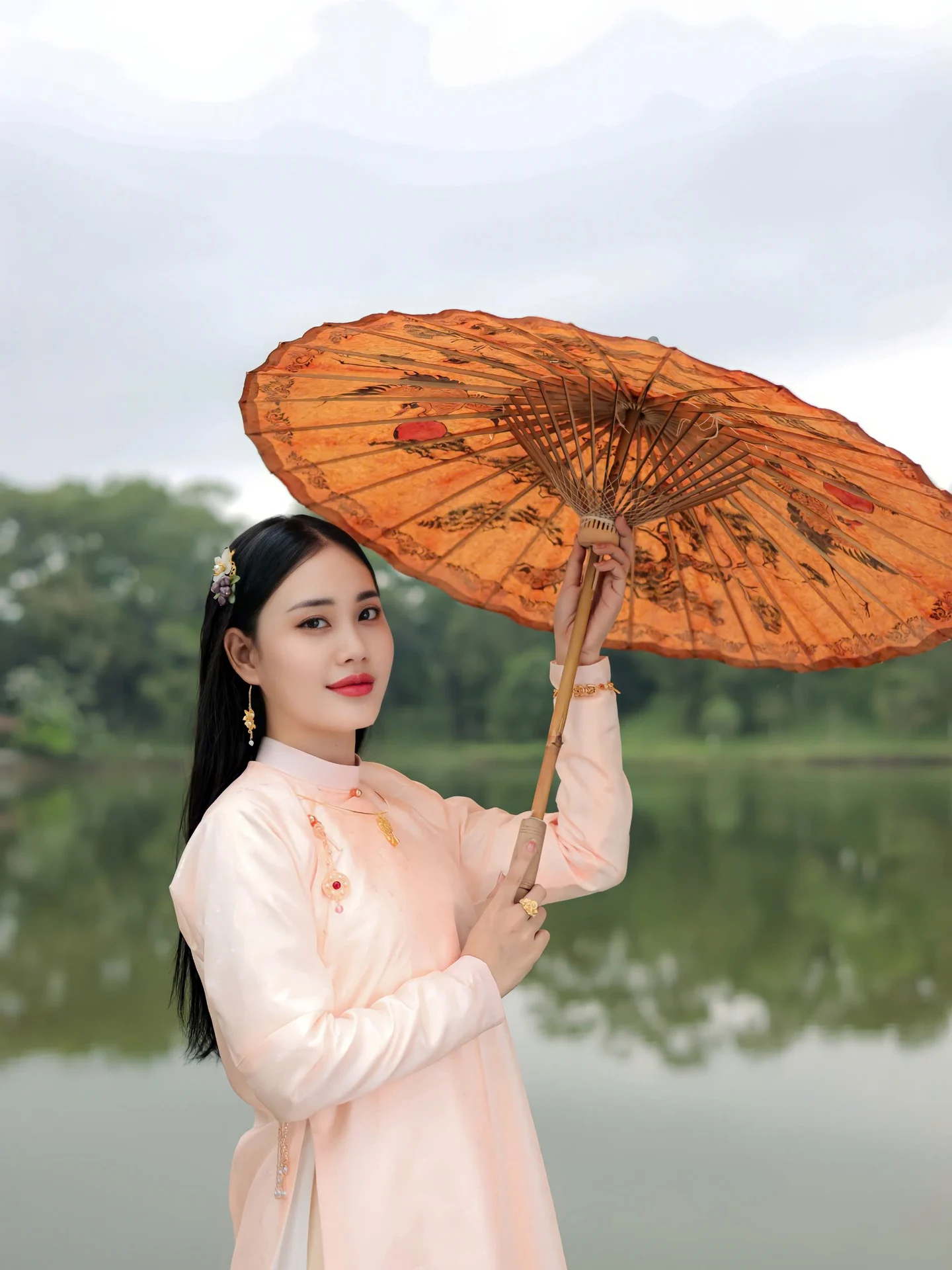 Áo dài ngũ thân Gapsa