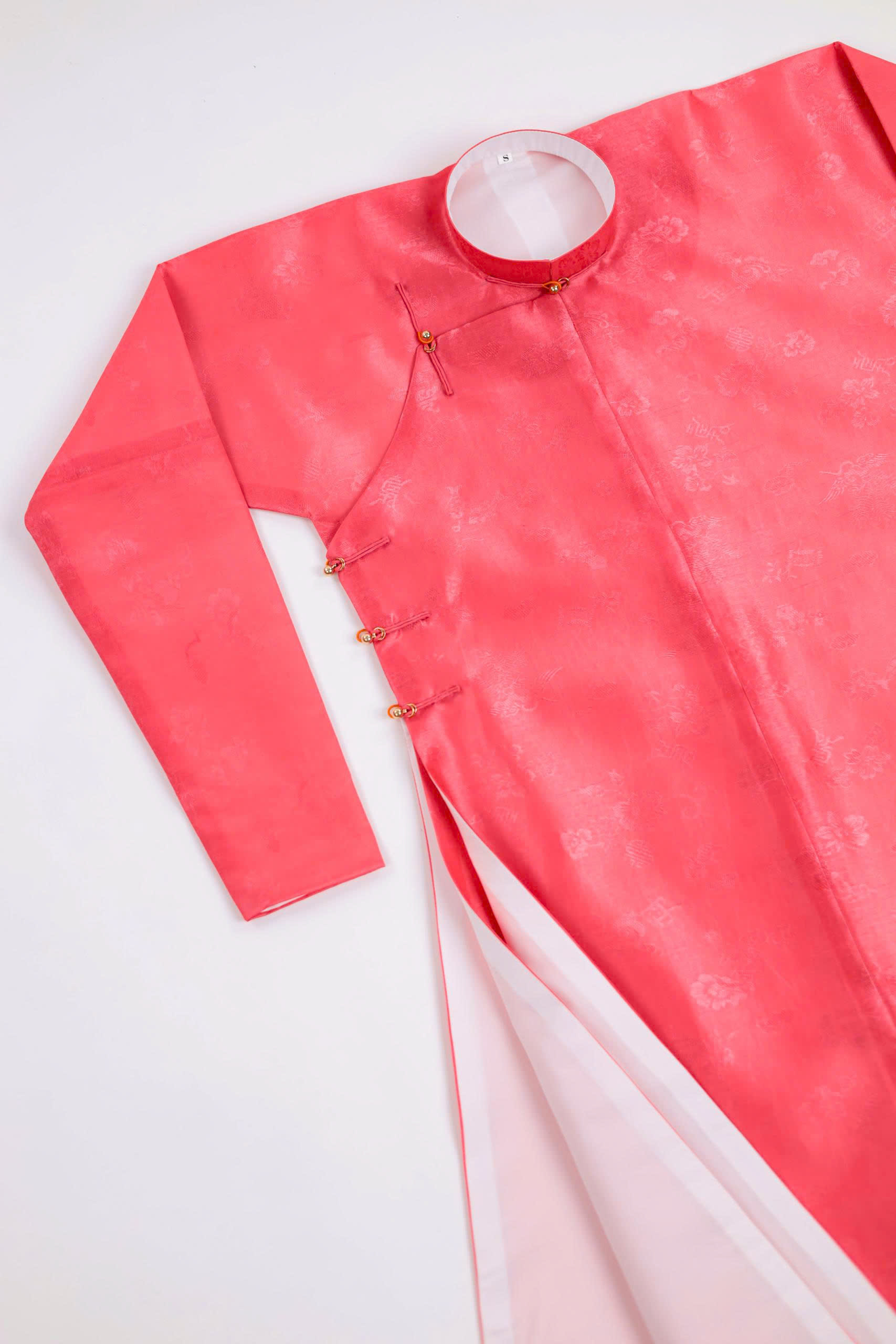 Áo dài Ngũ thân Sa Hàn Quốc