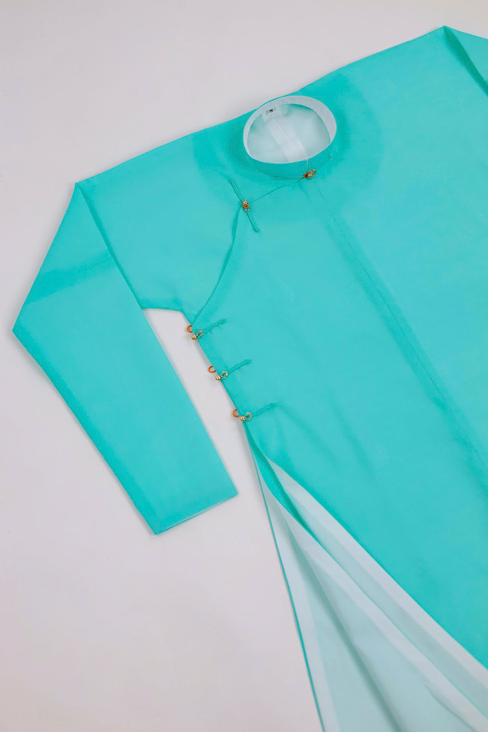 Áo dài Ngũ thân Lụa Hàn Quốc