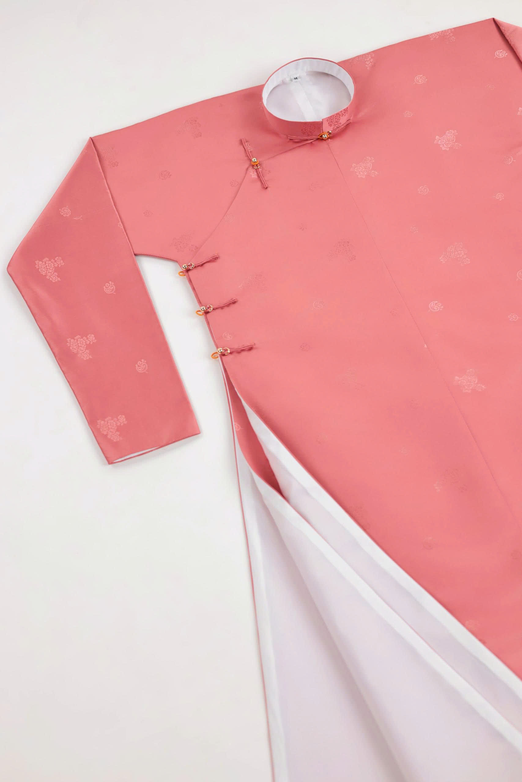 Áo dài Ngũ thân Lụa Hàn Quốc