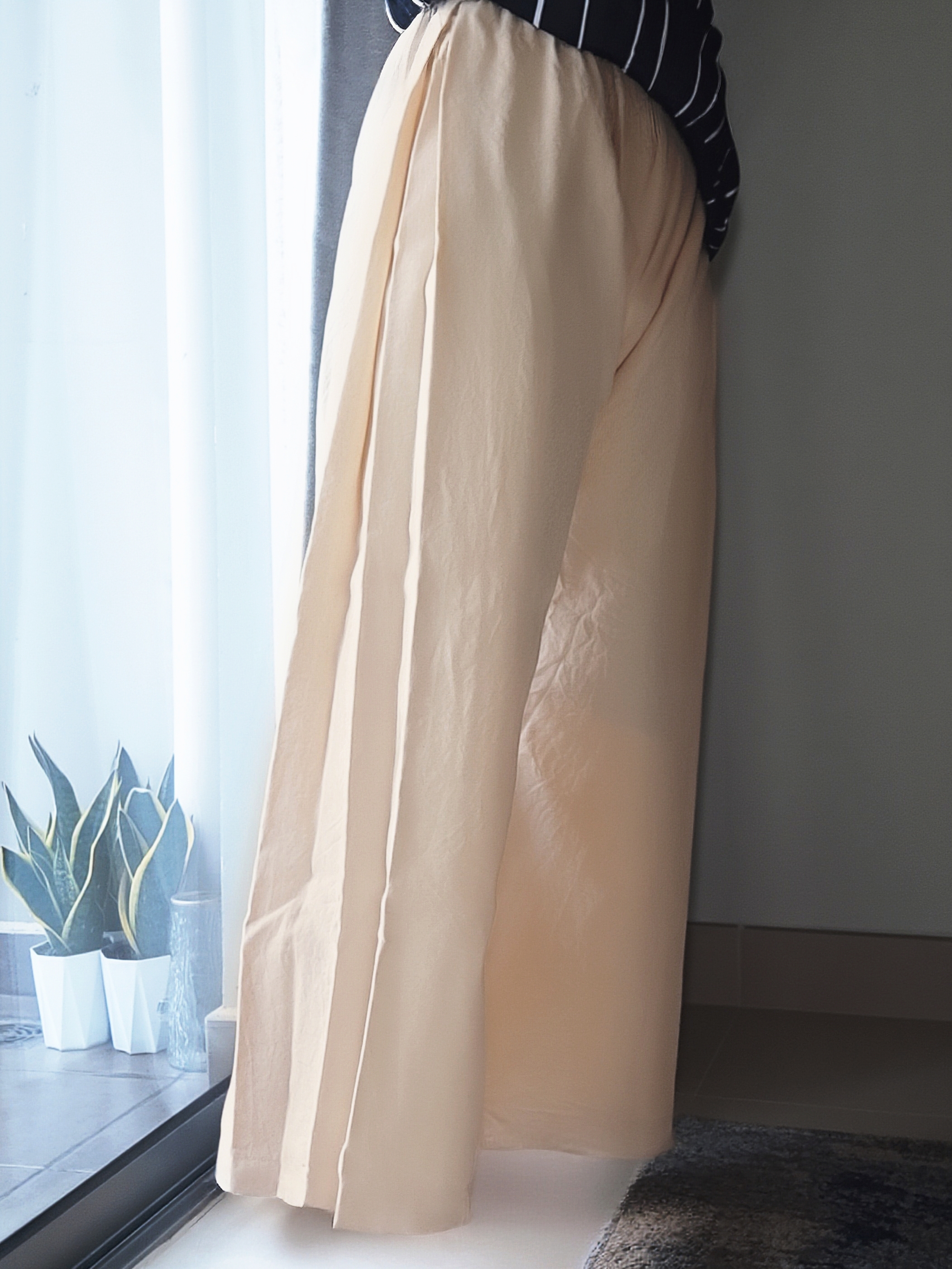 Quần dài chitba Cotton Mộc