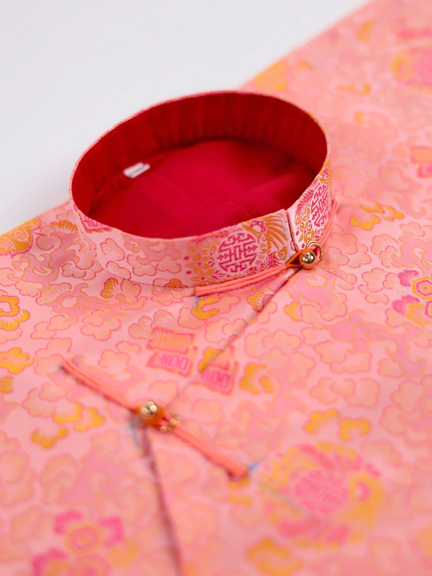 Áo dài ngũ thân Gấm Hàn quốc