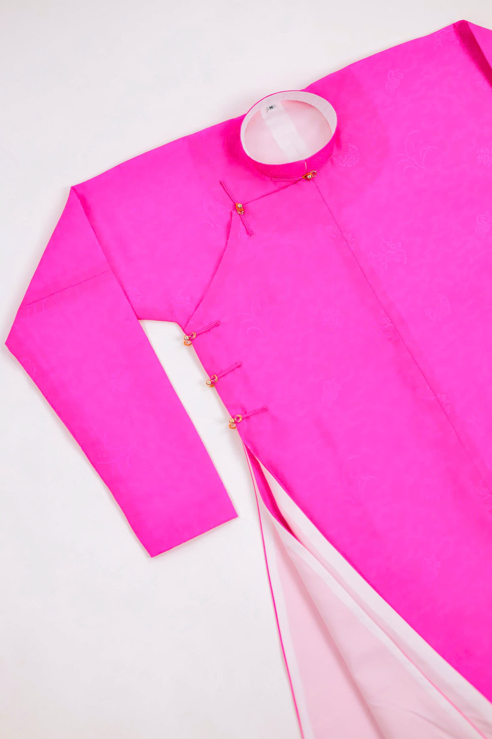 Áo dài Ngũ thân Lụa Hàn Quốc