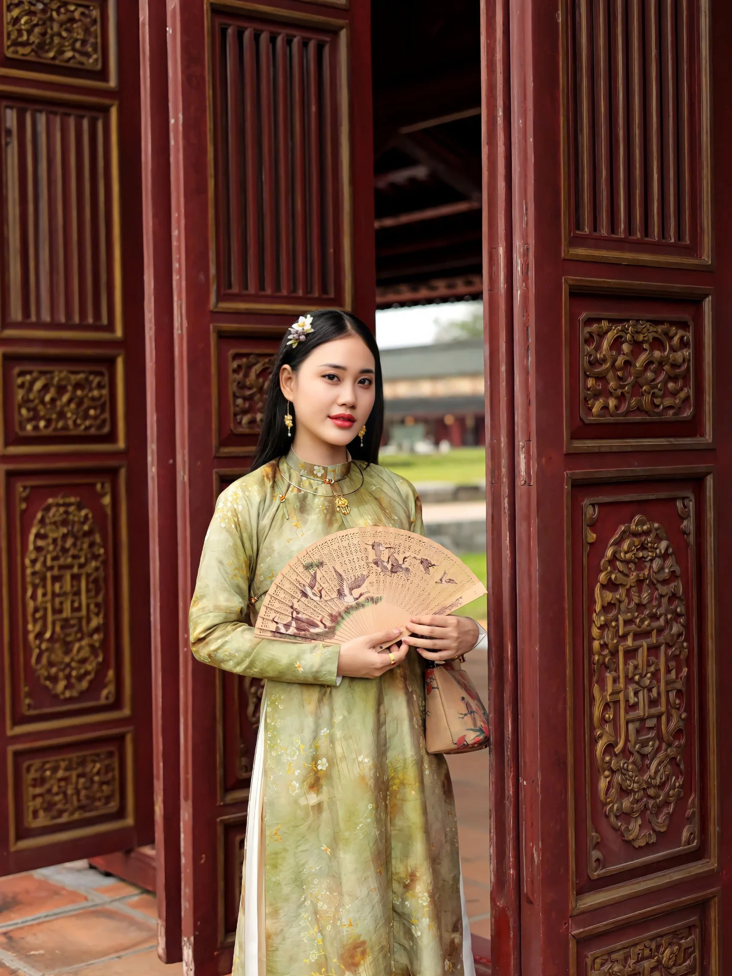 Áo dài ngũ thân Ramie