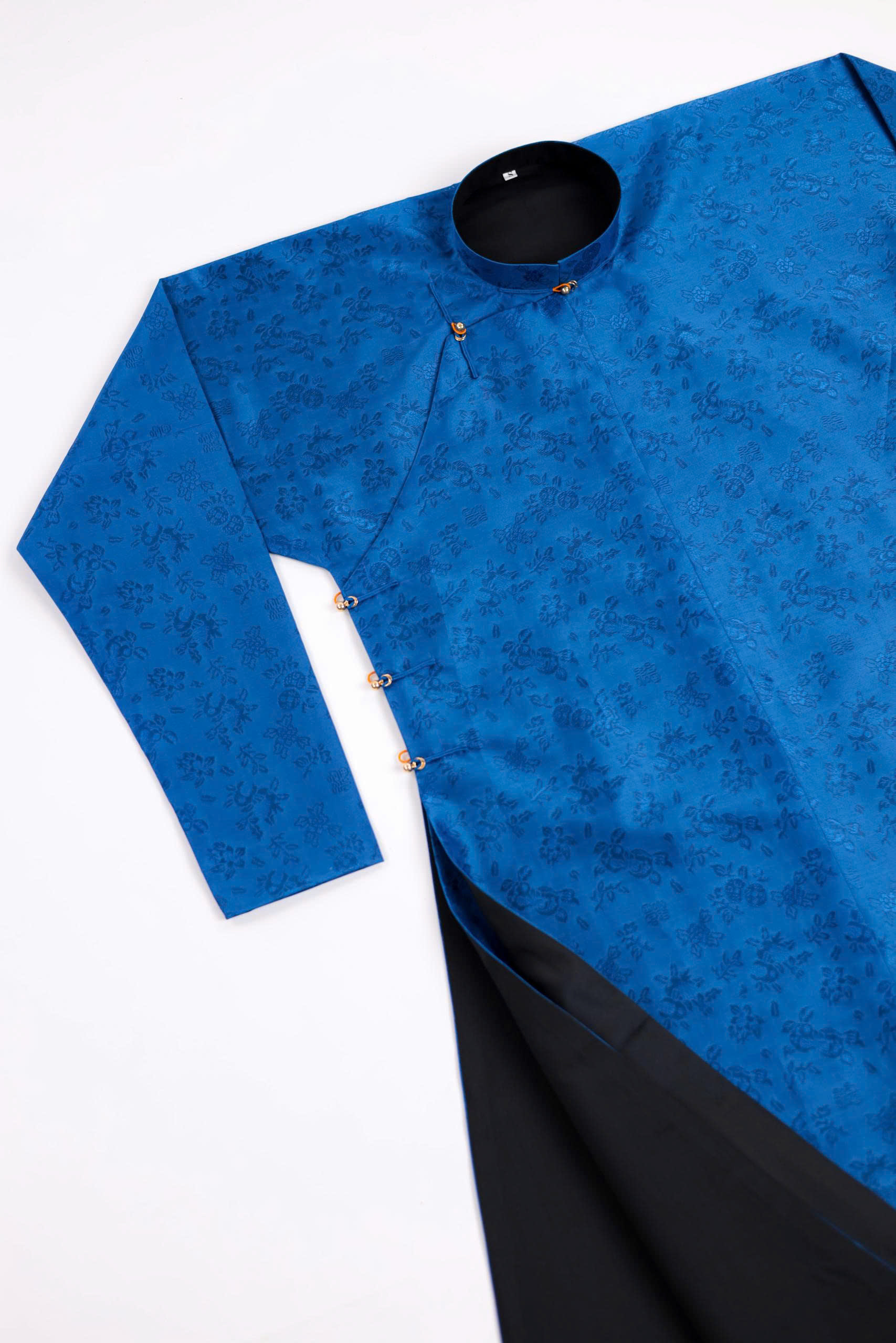 Áo dài Ngũ thân Sa Hàn Quốc