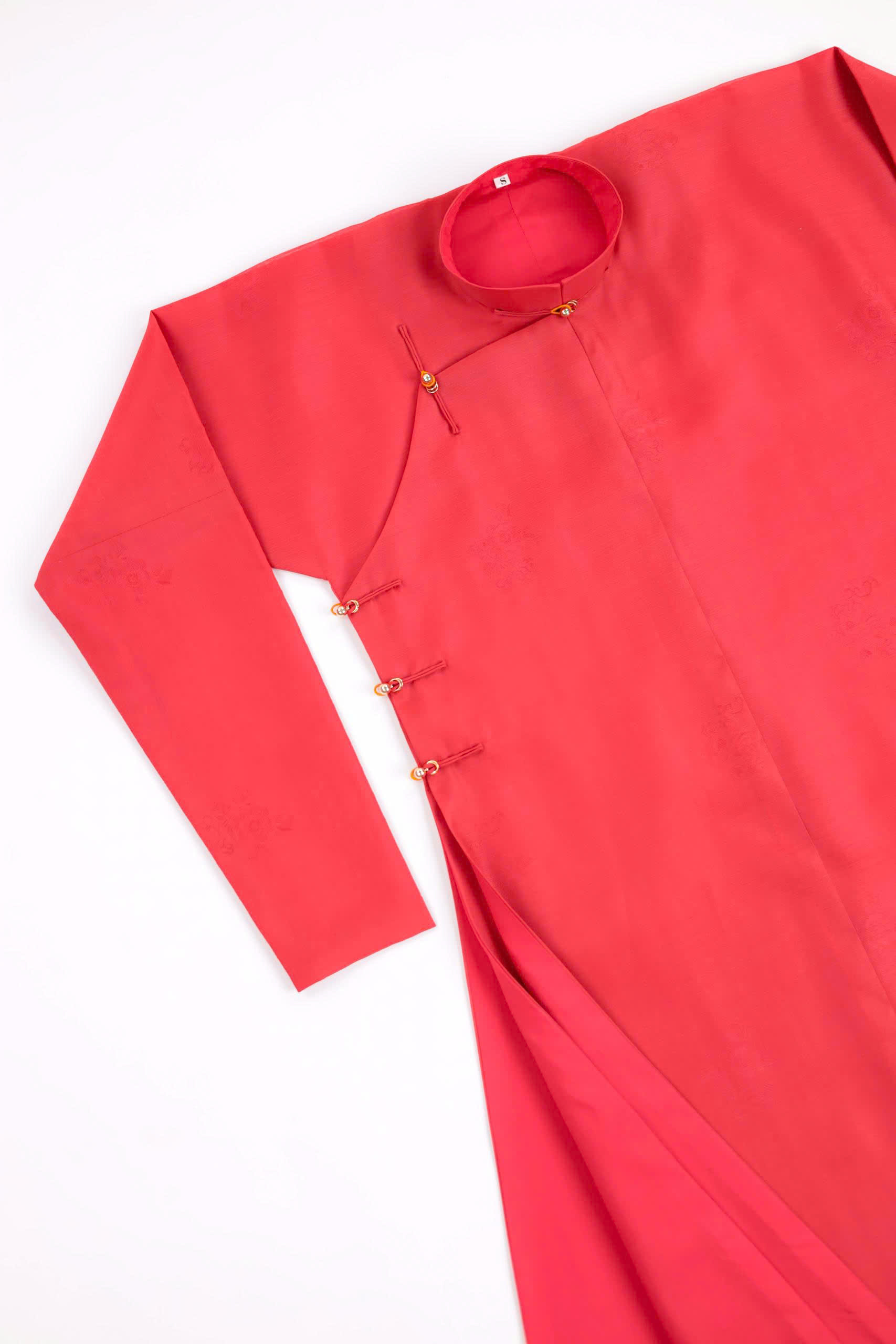 Áo dài Ngũ thân Sa Hàn Quốc