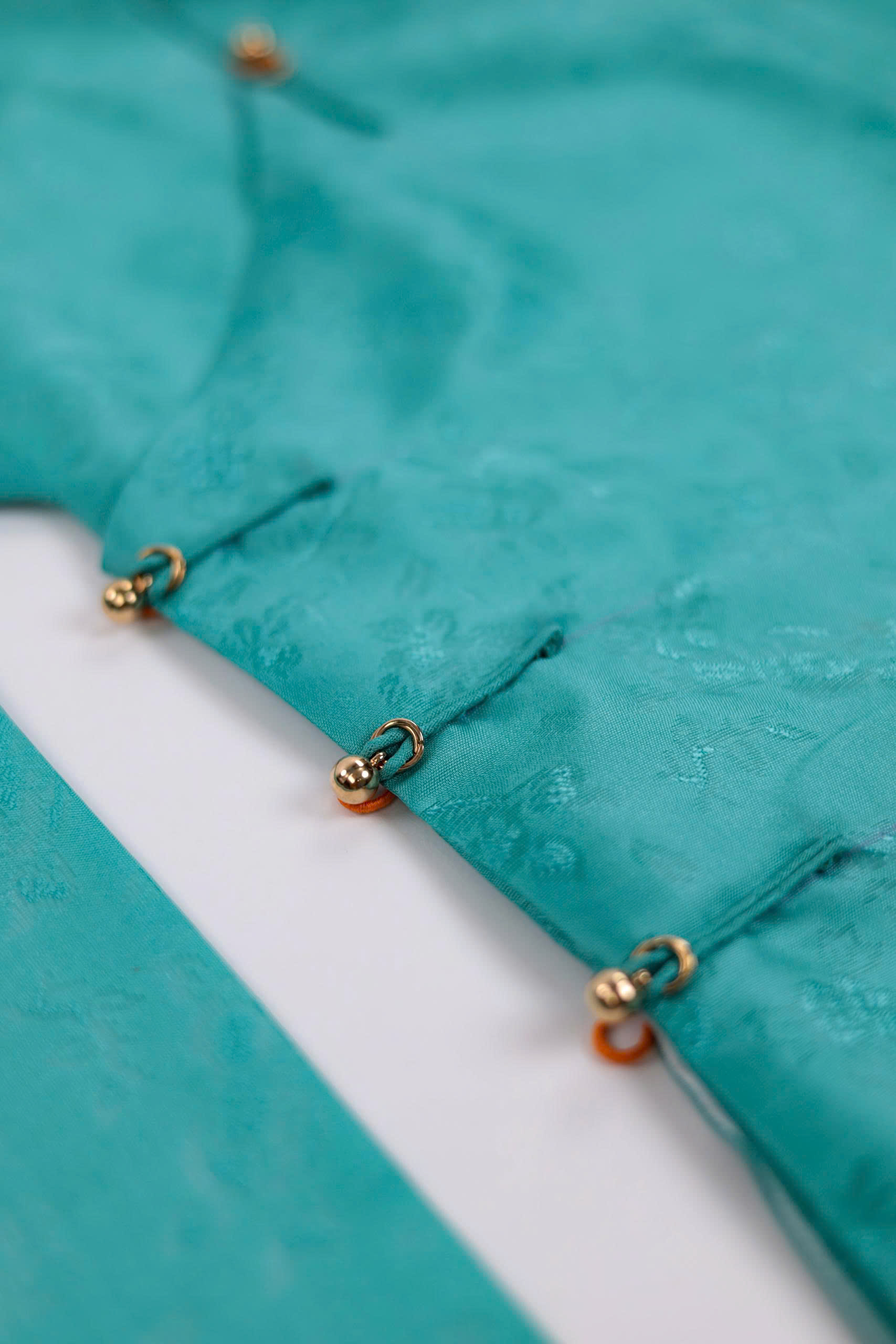 Áo dài Ngũ thân Sa Hàn Quốc