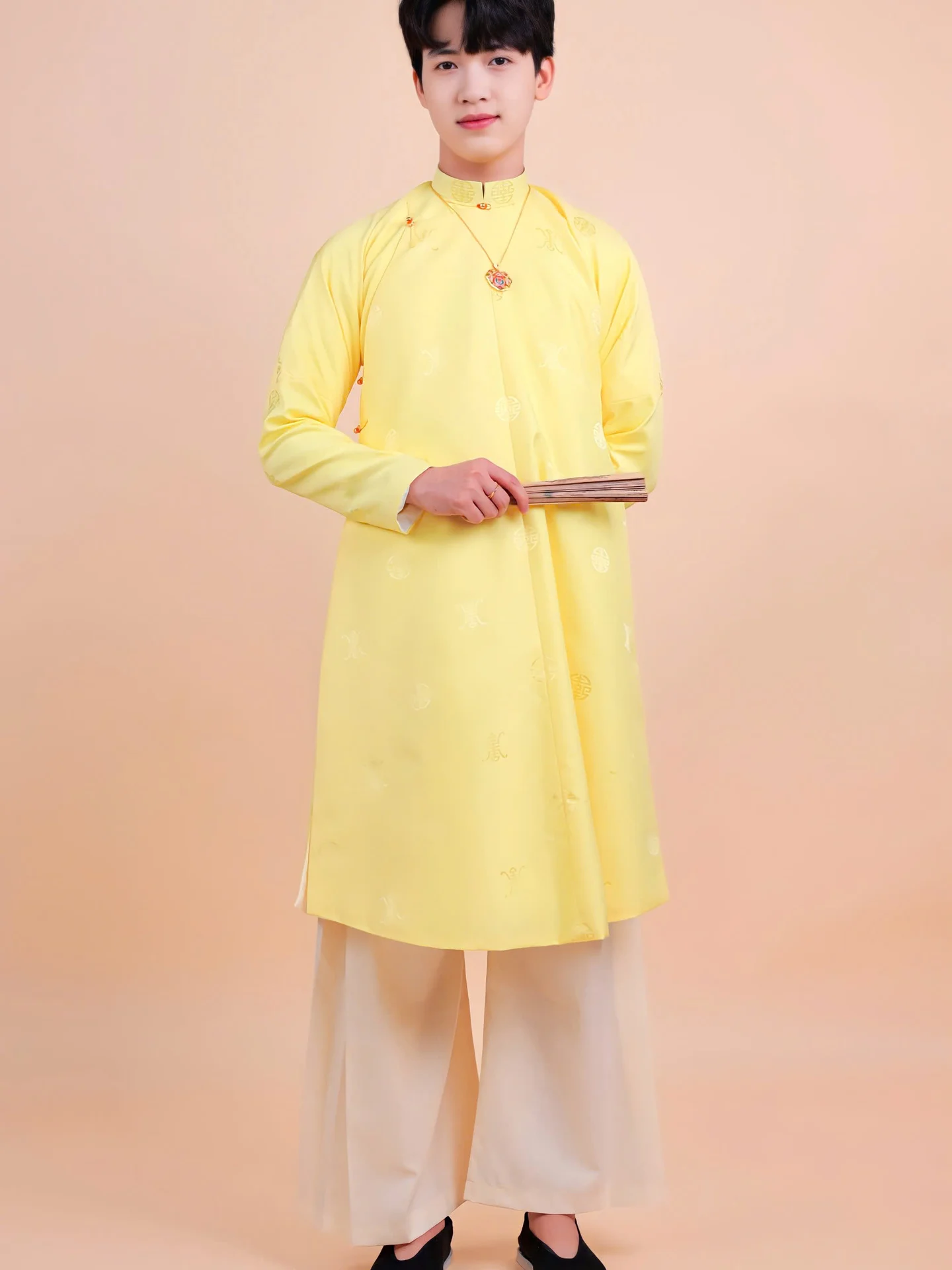 Áo dài ngũ thân Sa Hàn Quốc